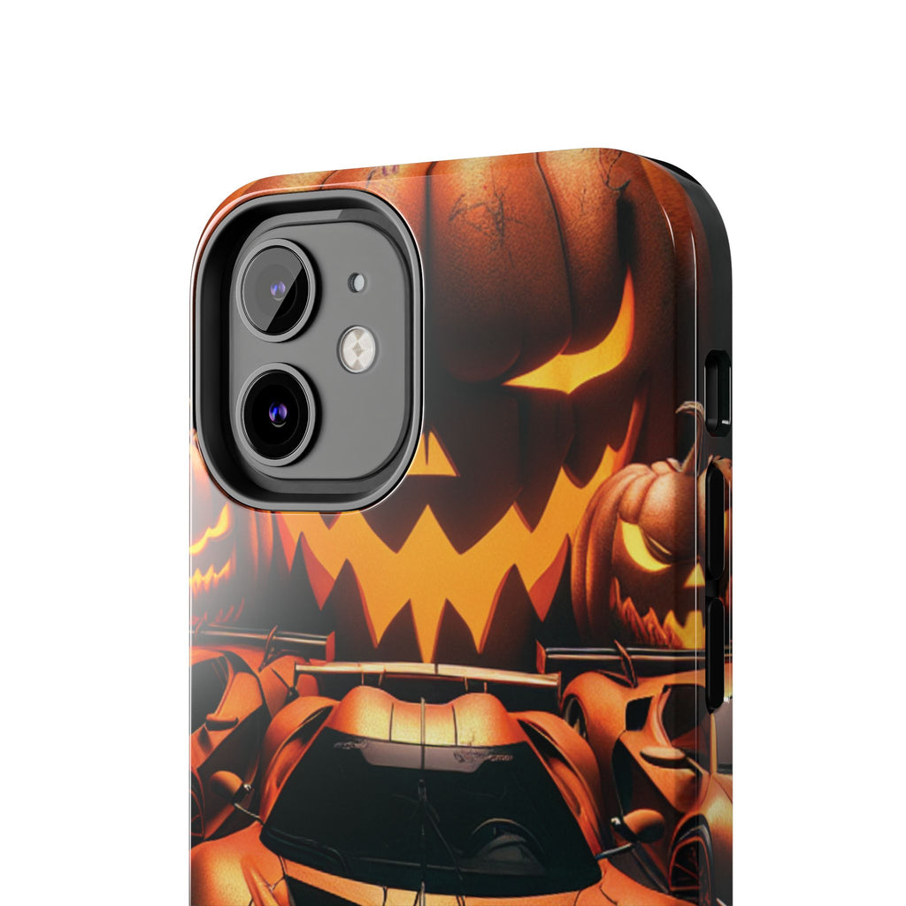 Halloween Supercar Tough Phone Case — Pumpkin Jack-O'-Lantern Design