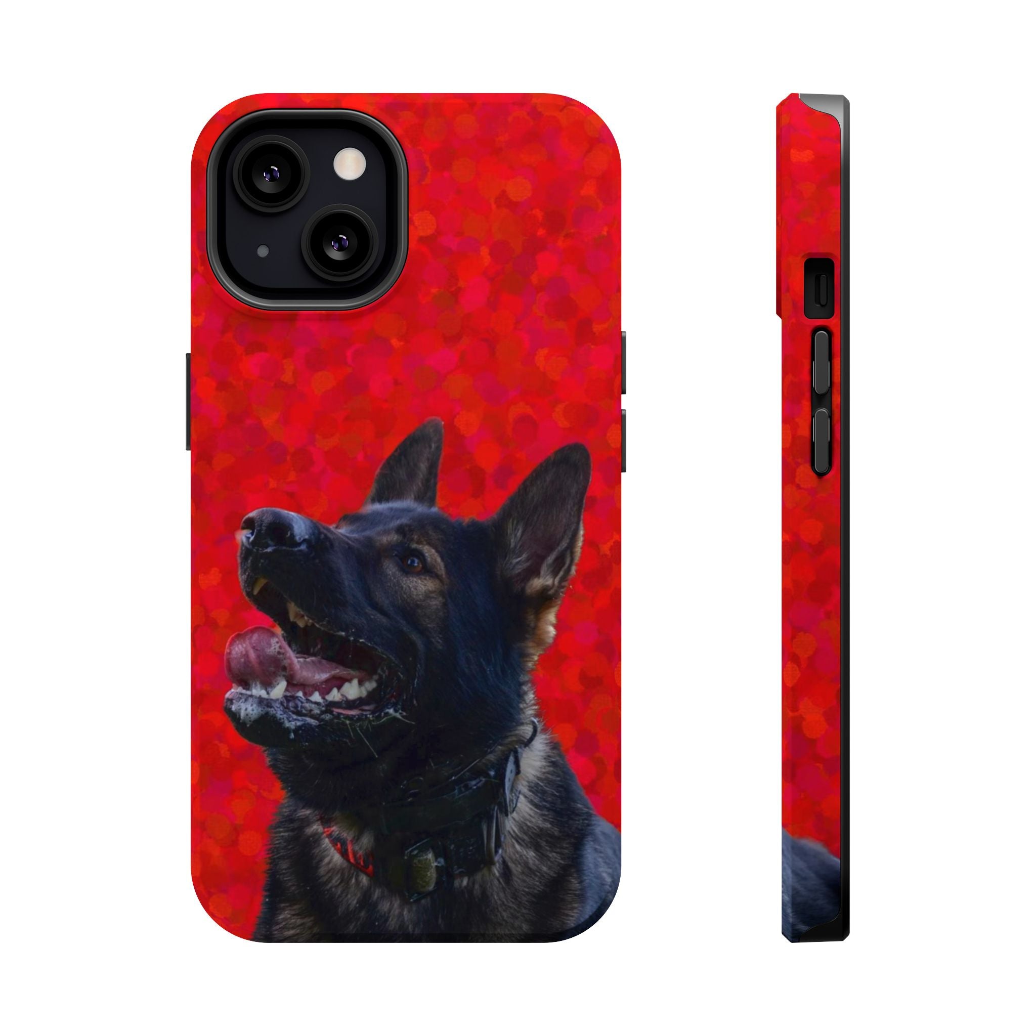 German Shepherd Portrait Magnetic Impact-Resistant Phone Case
