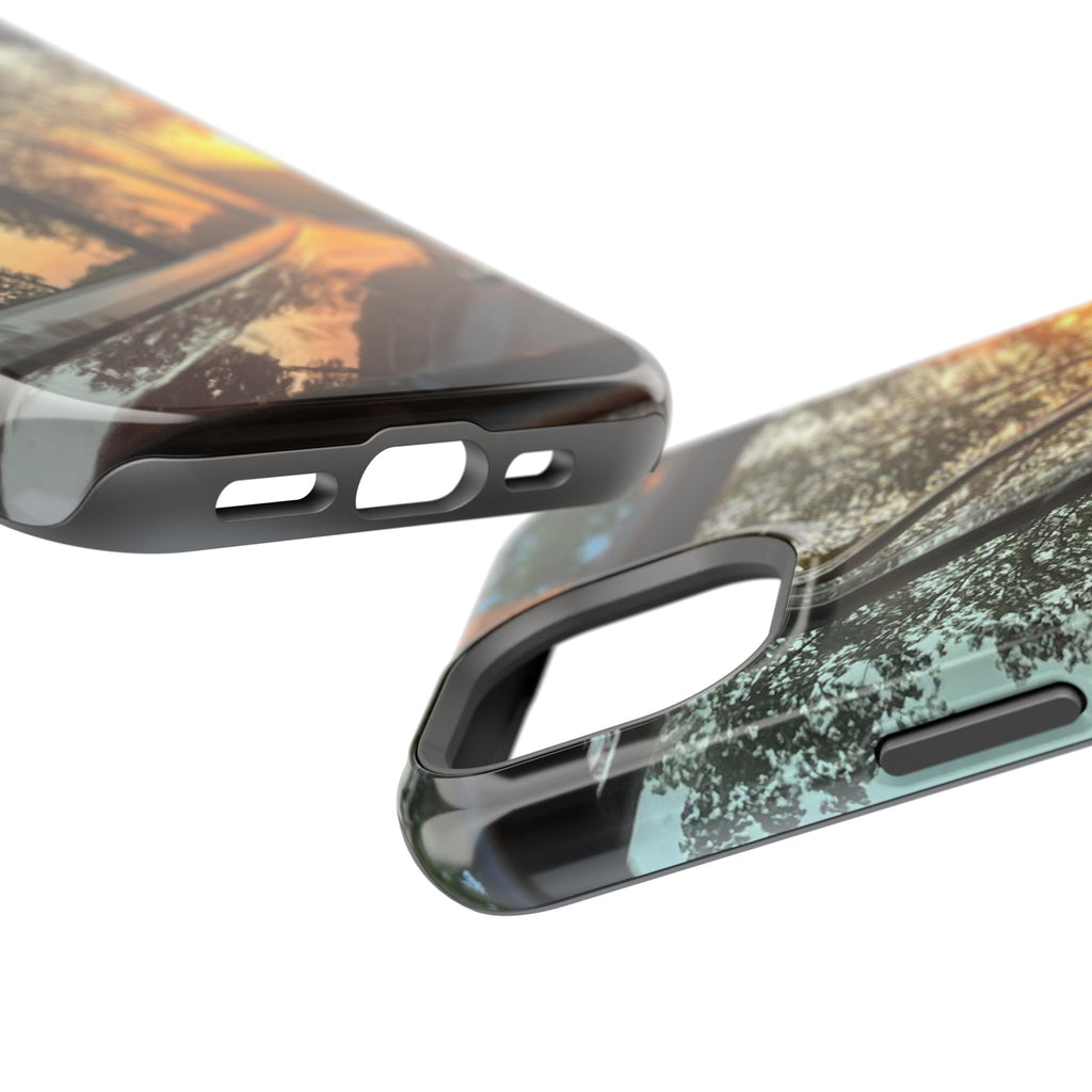 Phone Case — Sunset Reflection Magnetic Impact-Resistant Case