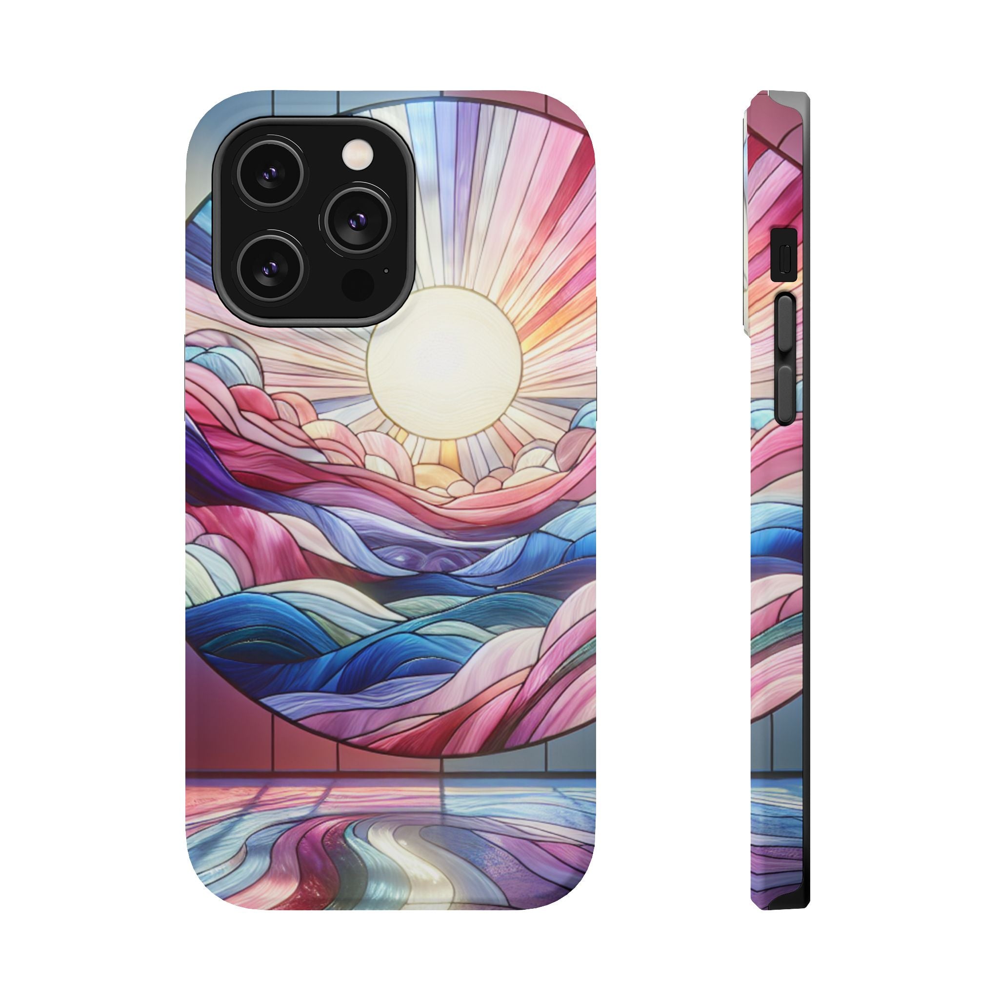 Magnet Tough Cases - Sunrise Stained Glass Design