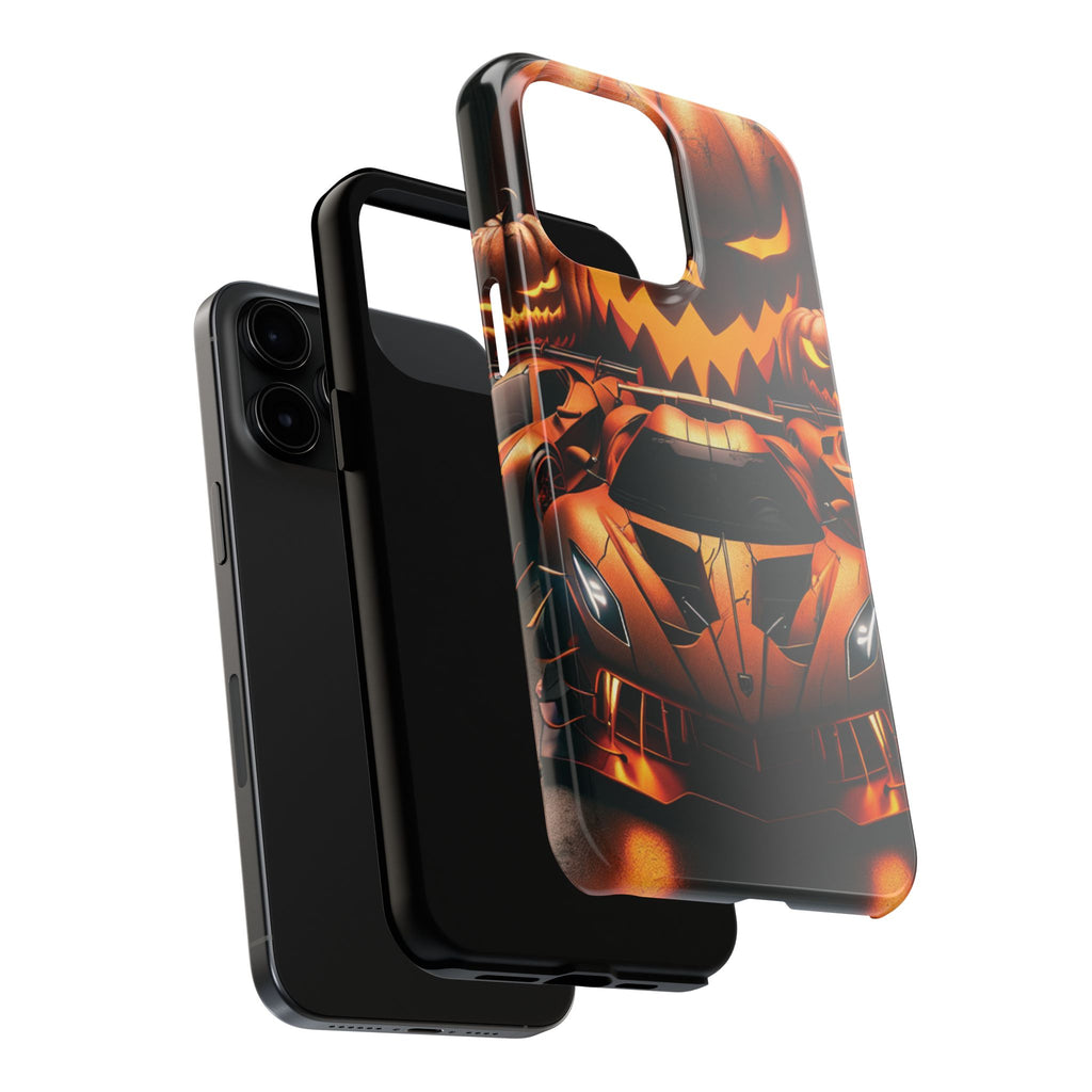 Halloween Supercar Tough Phone Case — Pumpkin Jack-O'-Lantern Design