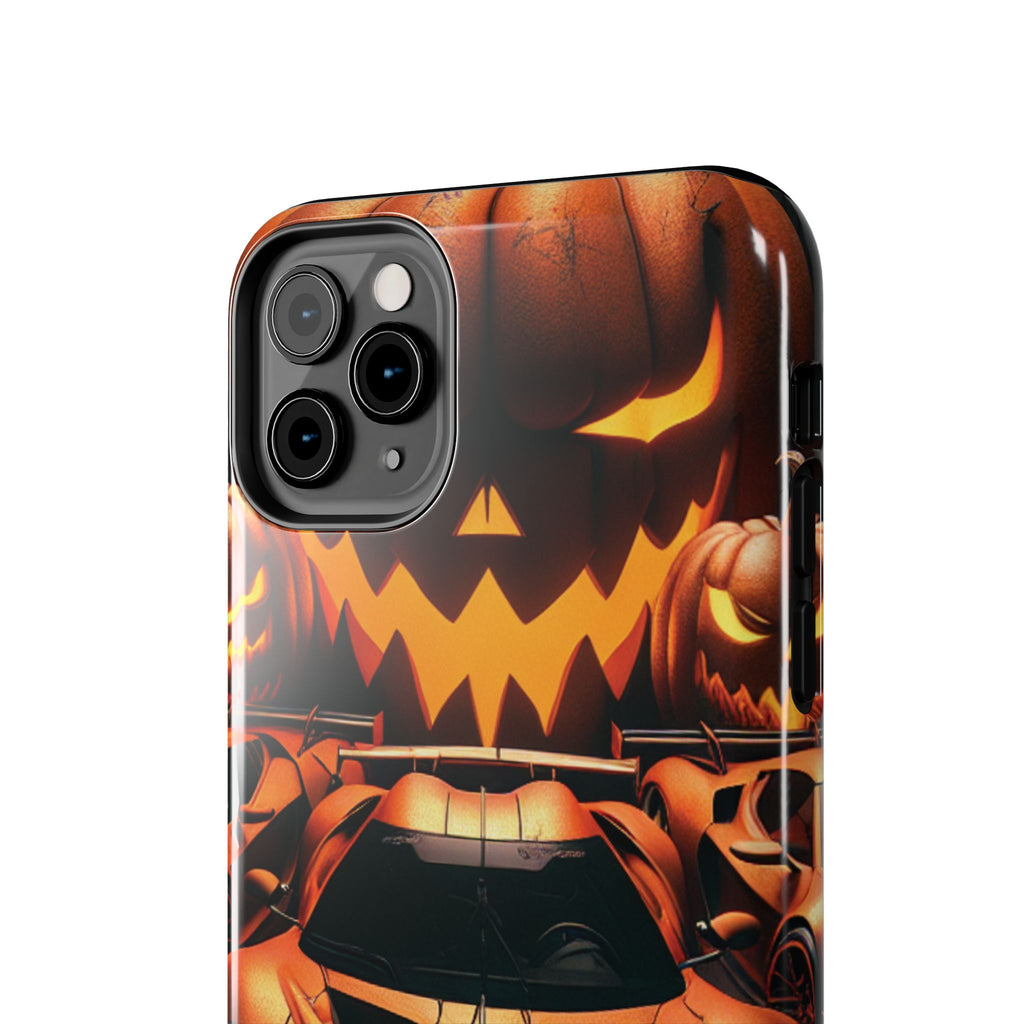 Halloween Supercar Tough Phone Case — Pumpkin Jack-O'-Lantern Design