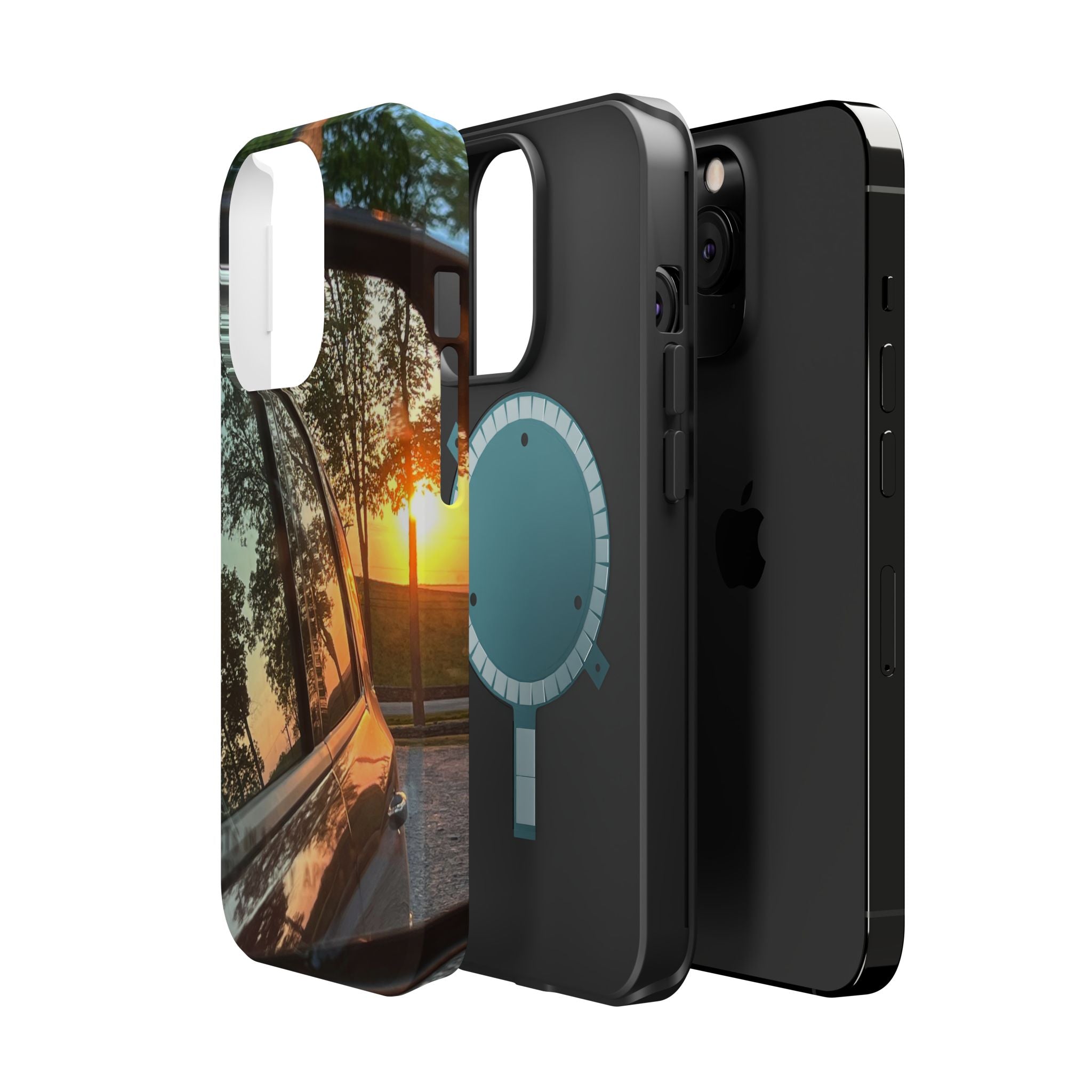 Mopar in the rear view Sunset - MagSafe Tough Cases