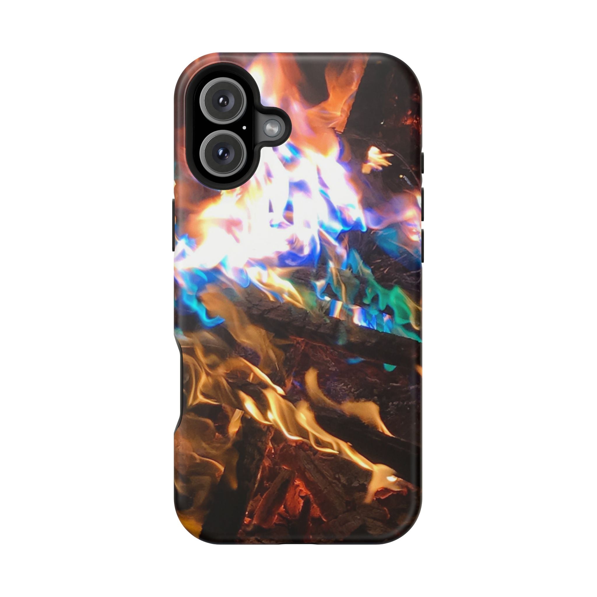 Aurora Flame Phone Case - Magnetic Impact-Resistant iPhone Cover