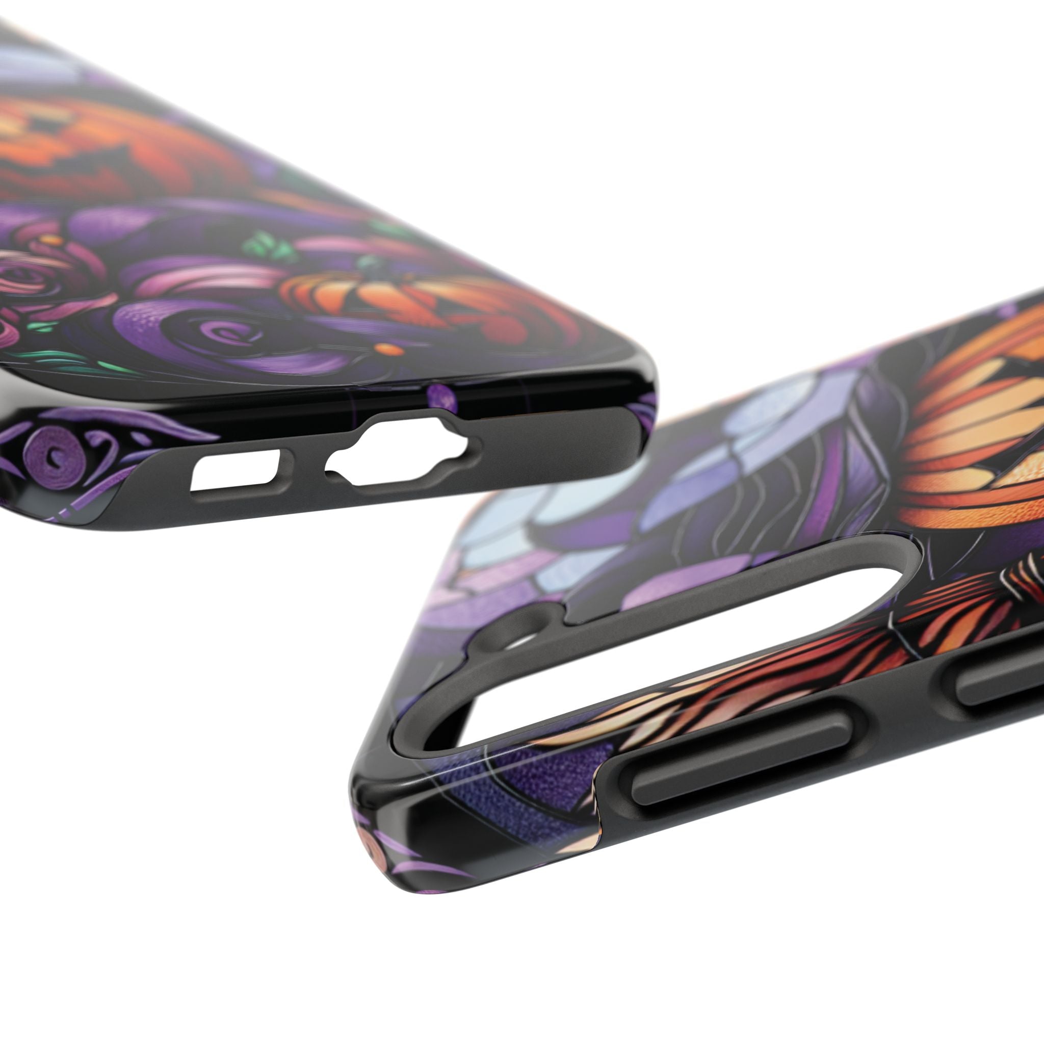 Halloween Jack-O'-Lantern Tough Phone Case — Spooky Pumpkin Witch Hat Design