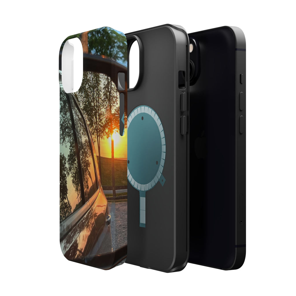 Phone Case — Sunset Reflection Magnetic Impact-Resistant Case