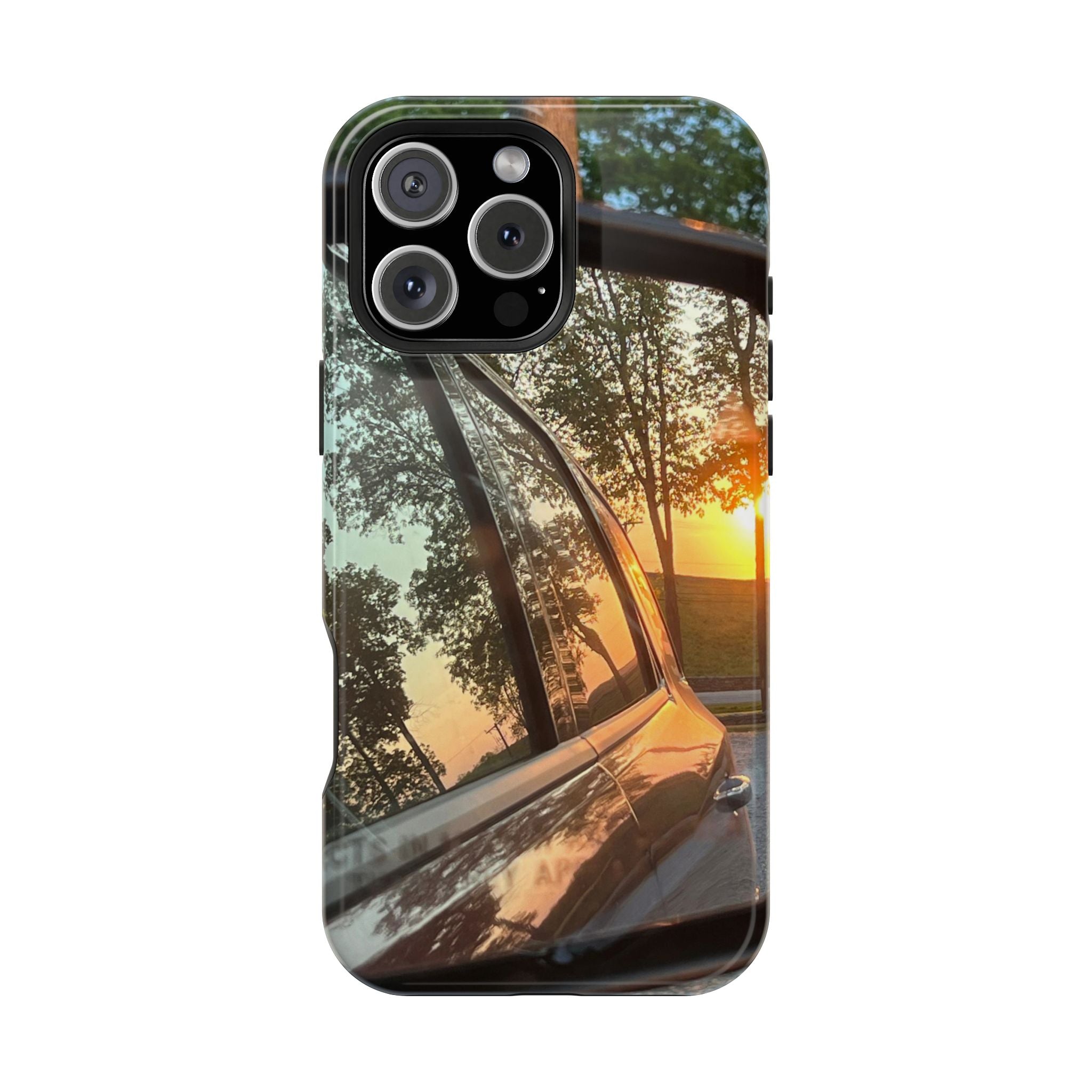 Phone Case — Sunset Reflection Magnetic Impact-Resistant Case