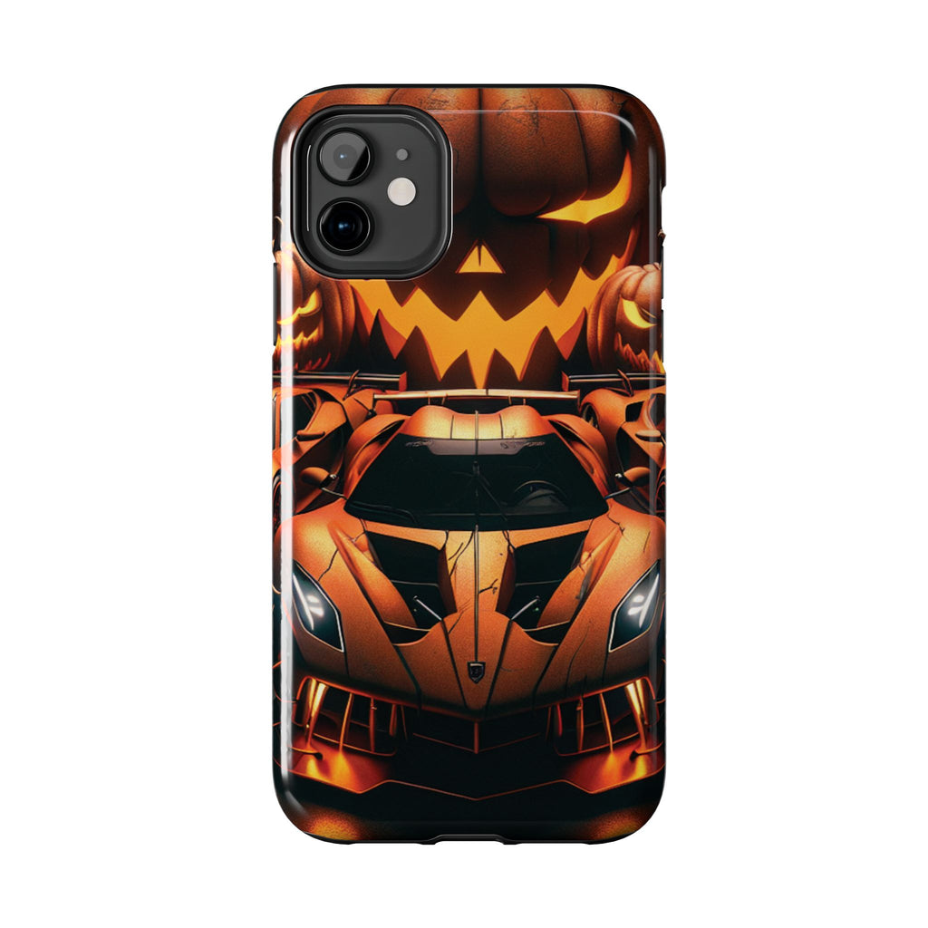 Halloween Supercar Tough Phone Case — Pumpkin Jack-O'-Lantern Design