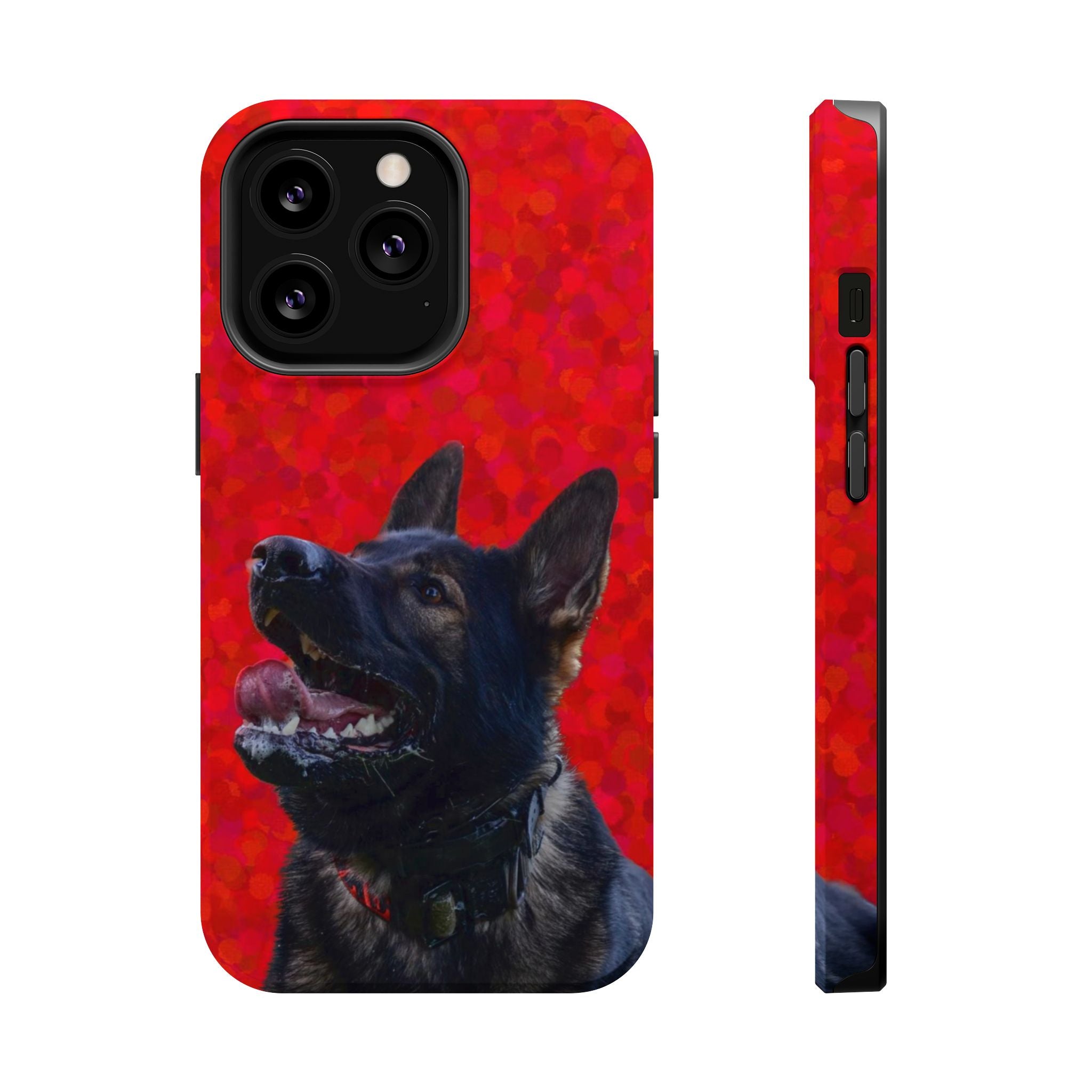 German Shepherd Portrait Magnetic Impact-Resistant Phone Case