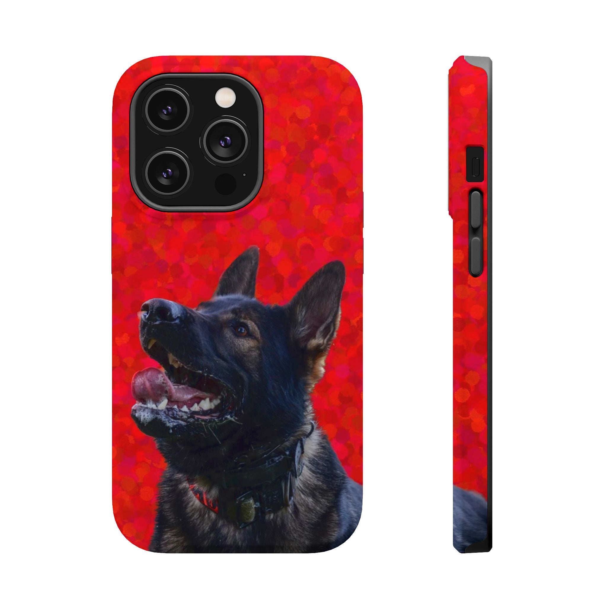 German Shepherd Portrait Magnetic Impact-Resistant Phone Case