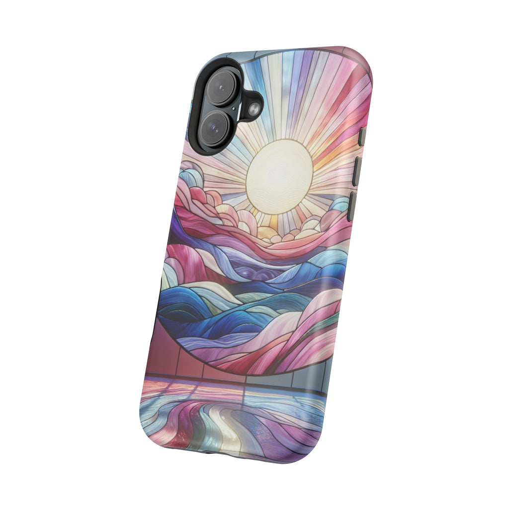 Magnet Tough Cases - Sunrise Stained Glass Design