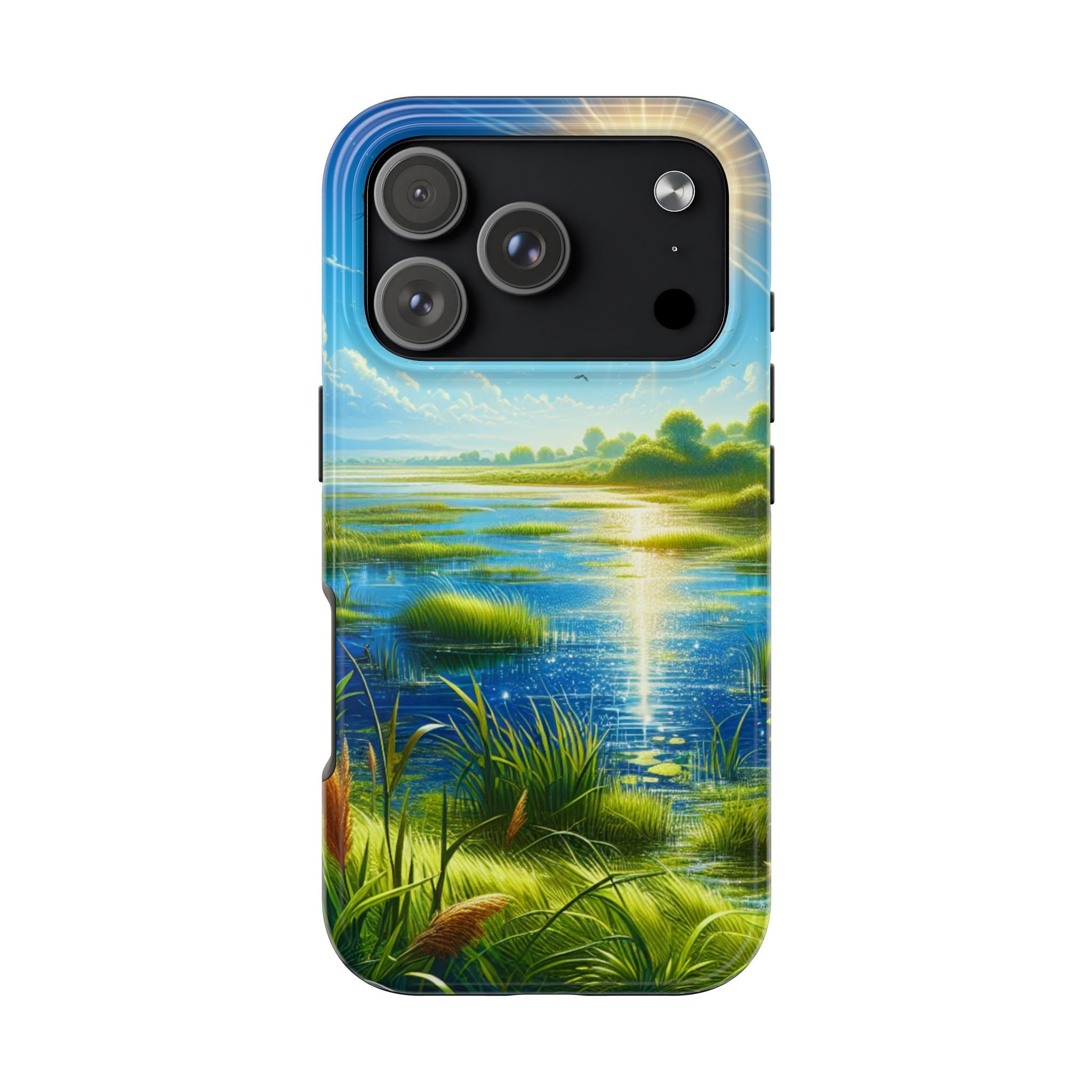 Nature-Inspired Tough Phone Cases - Vibrant Landscape Design, Eco-Friendly Protective Cover, Gift for Nature Lovers, Spring Decor, [...]