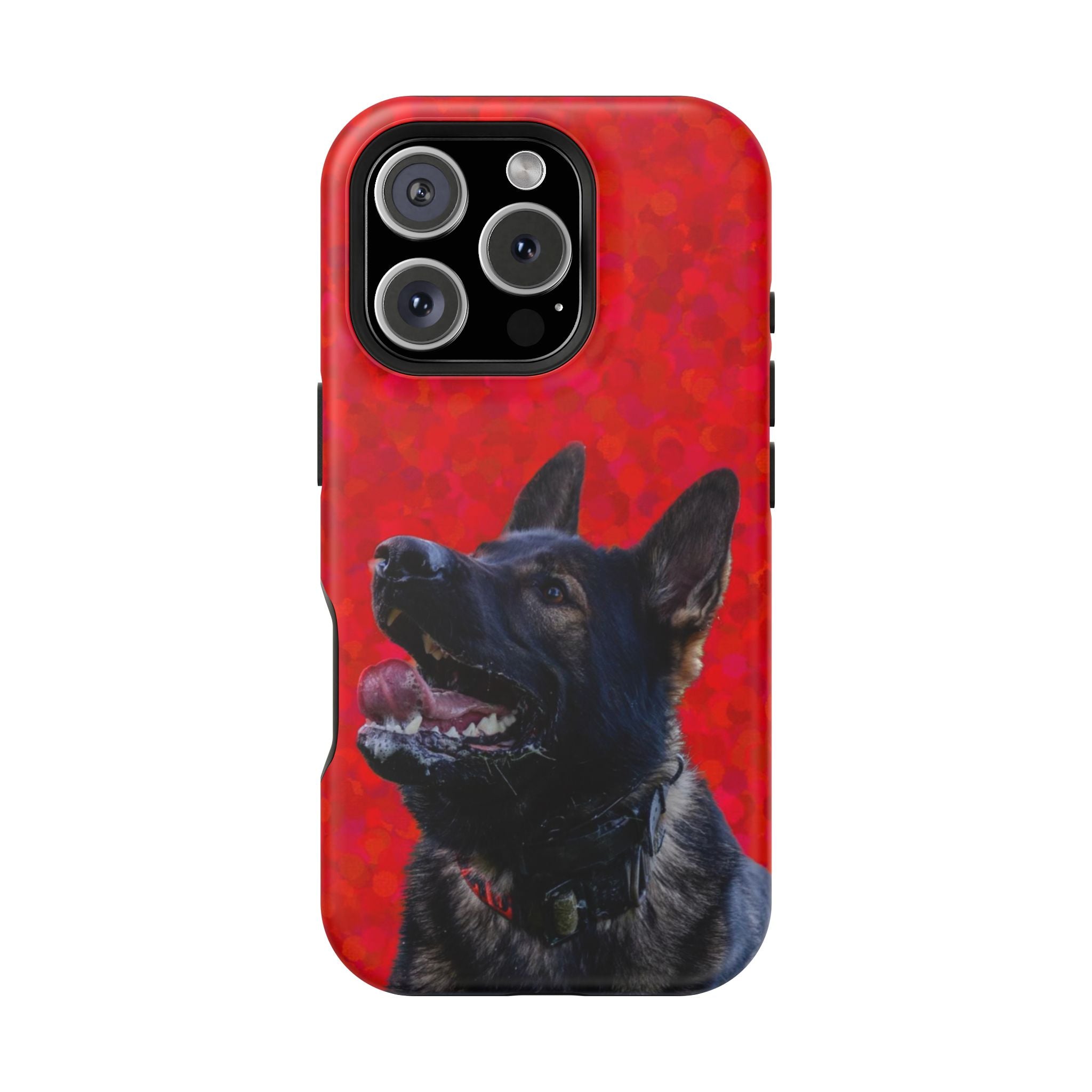 German Shepherd Portrait Magnetic Impact-Resistant Phone Case