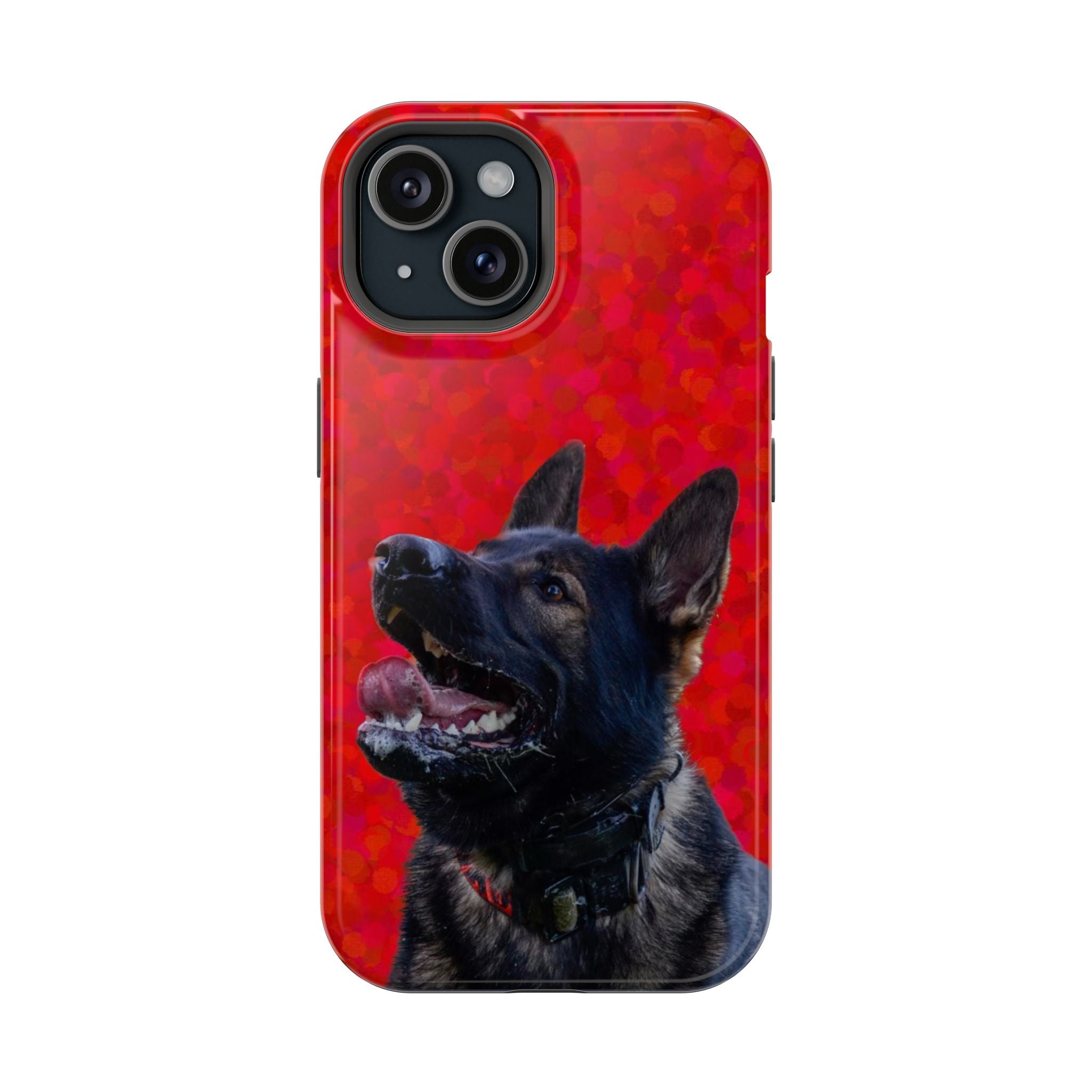German Shepherd Portrait Magnetic Impact-Resistant Phone Case