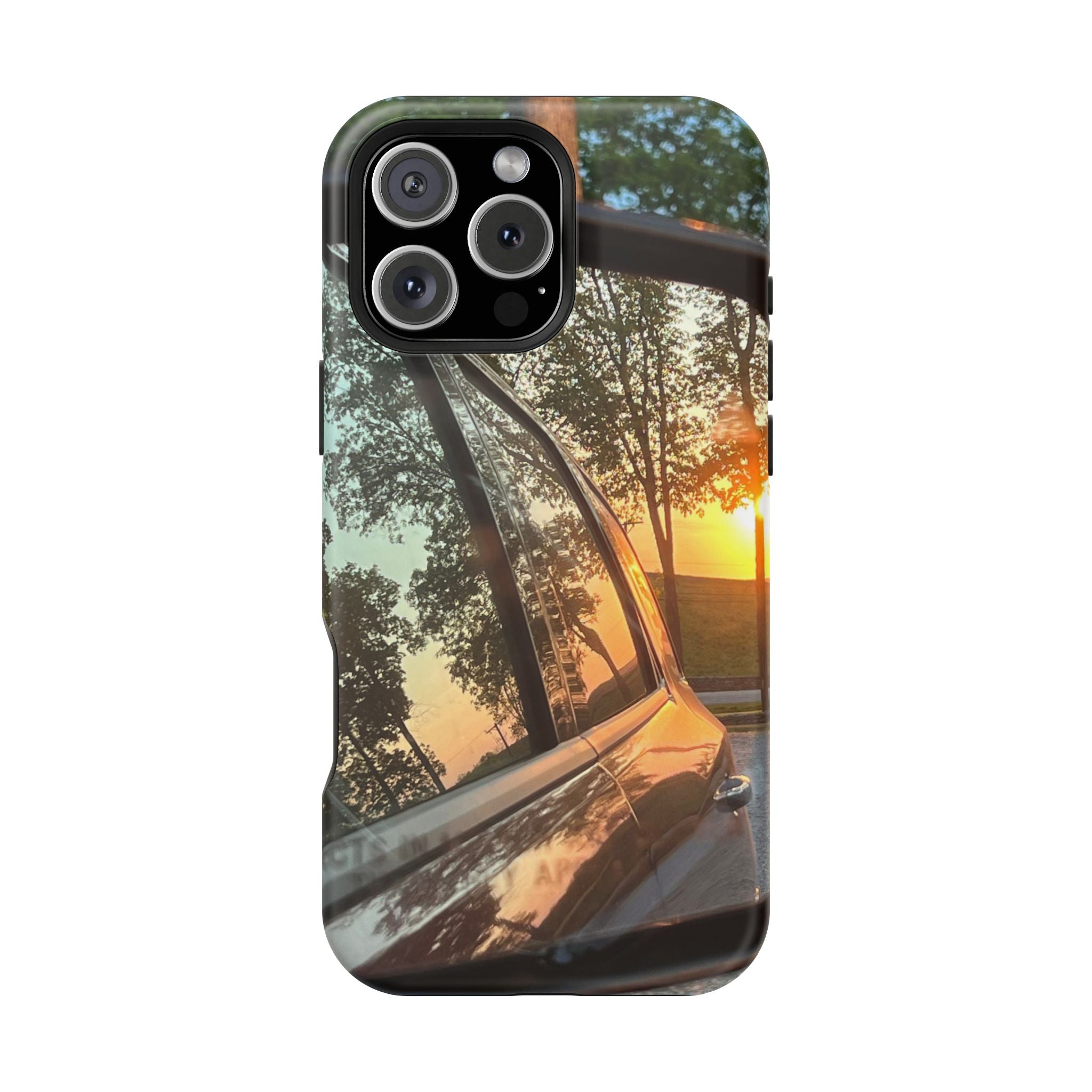 Phone Case — Sunset Reflection Magnetic Impact-Resistant Case