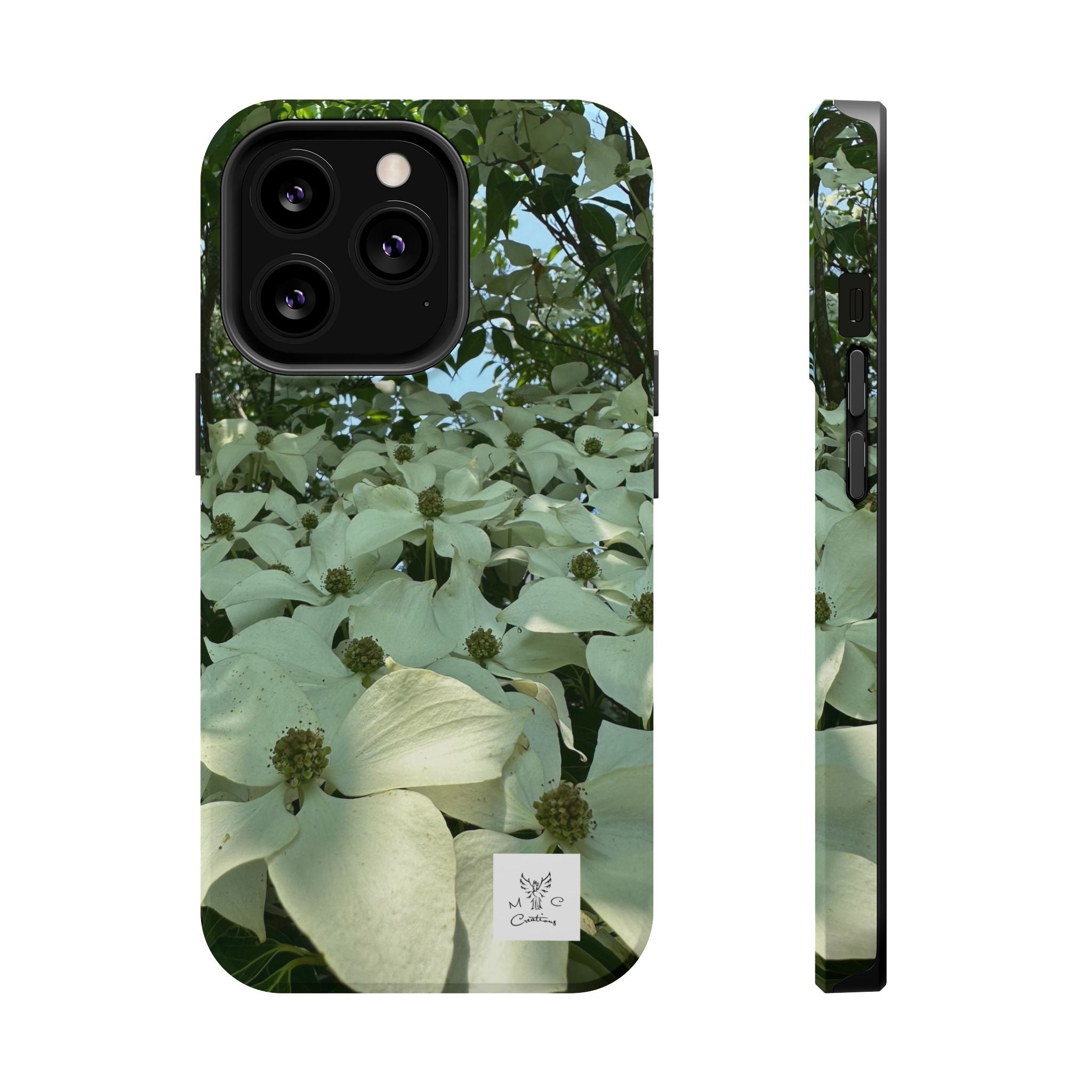 Floral Dogwood Magnetic Impact Phone Case