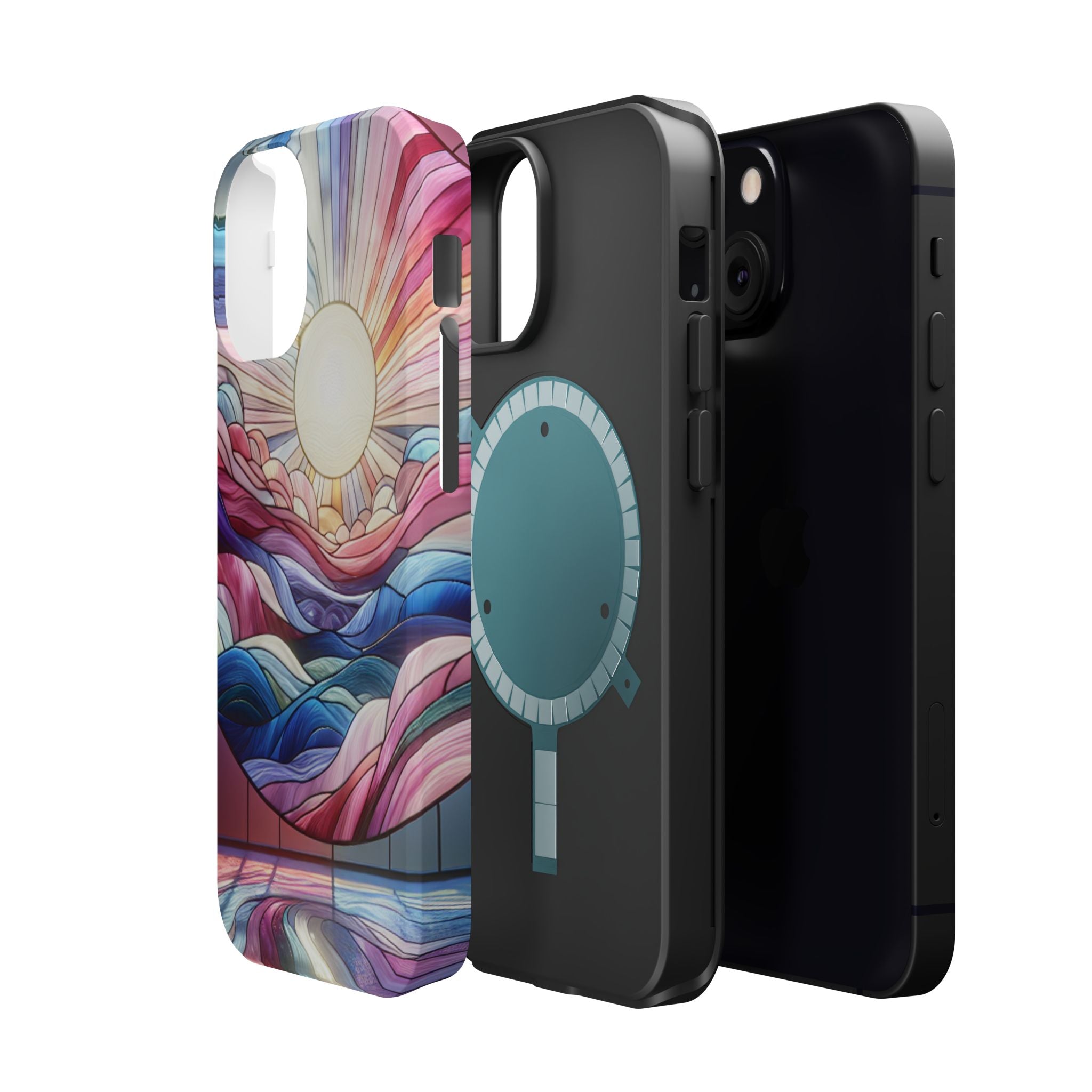 Magnet Tough Cases - Sunrise Stained Glass Design