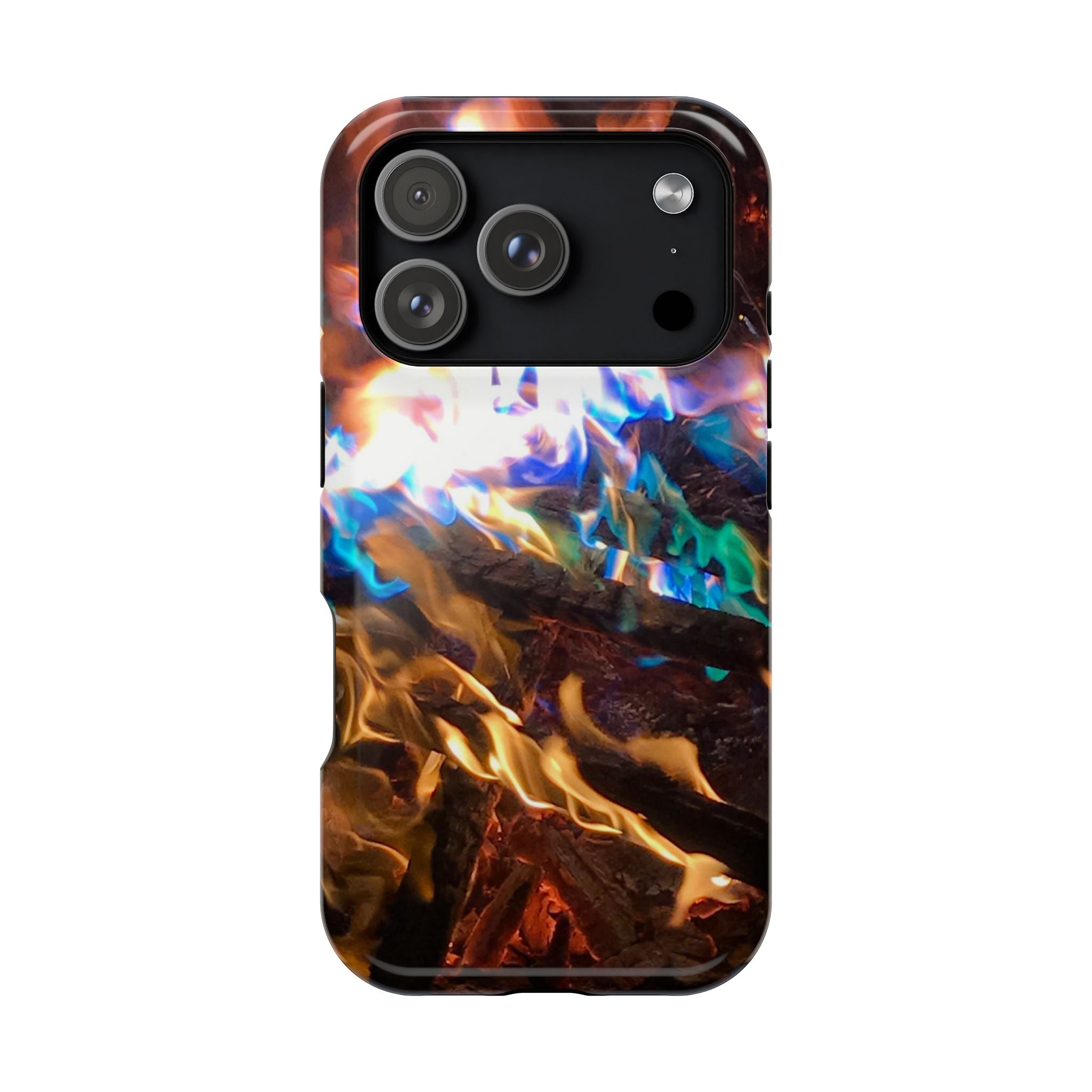 Aurora Flame Phone Case - Magnetic Impact-Resistant iPhone Cover