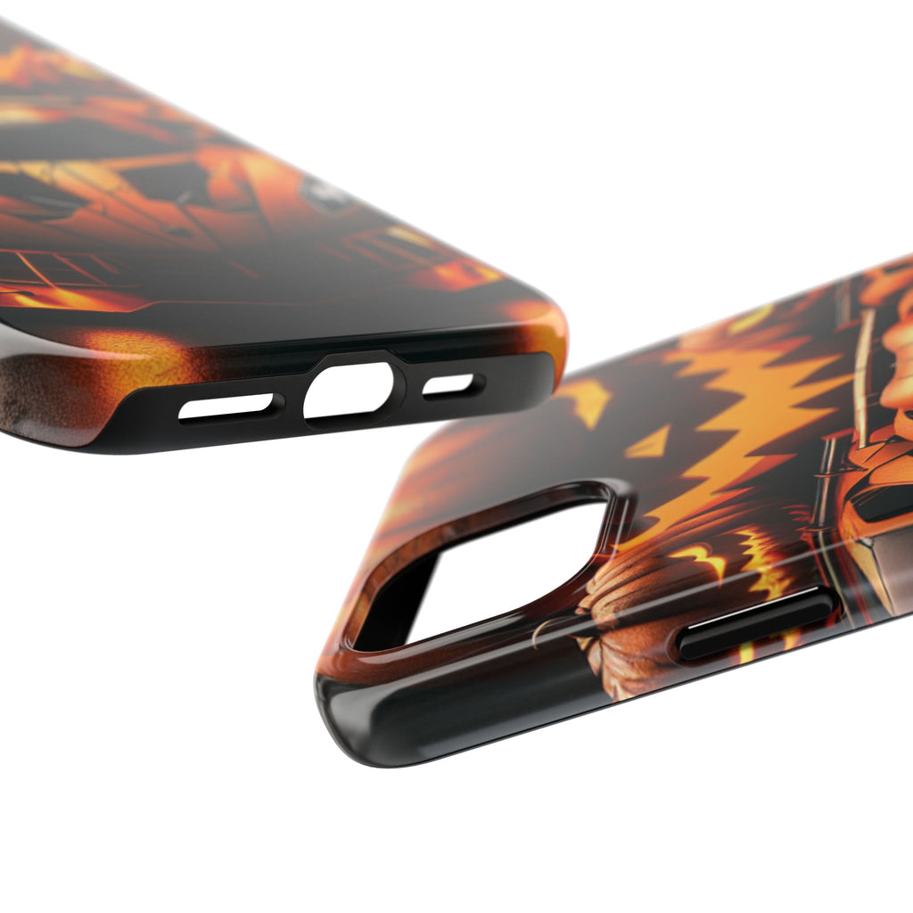 Halloween Supercar Tough Phone Case — Pumpkin Jack-O'-Lantern Design