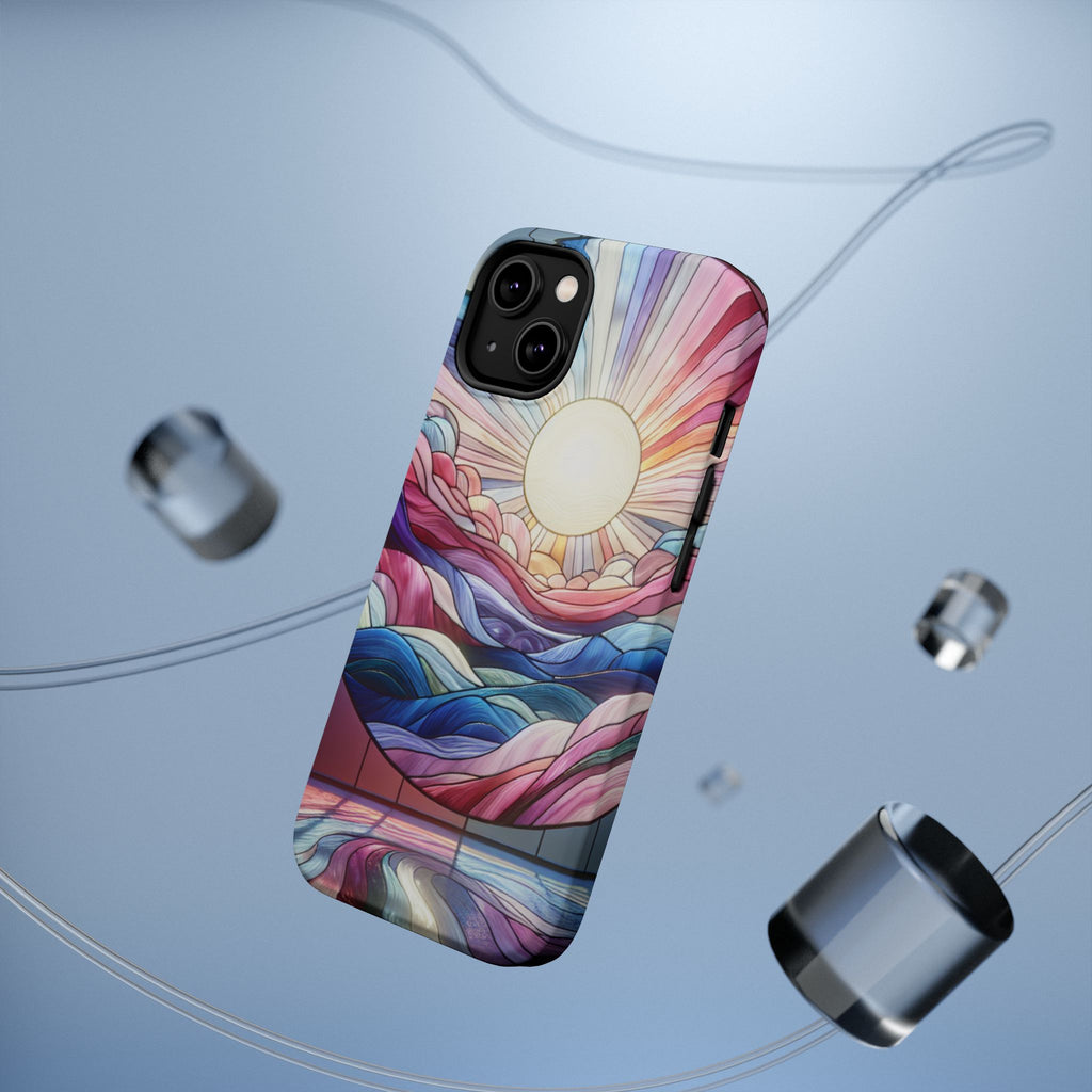Magnet Tough Cases - Sunrise Stained Glass Design