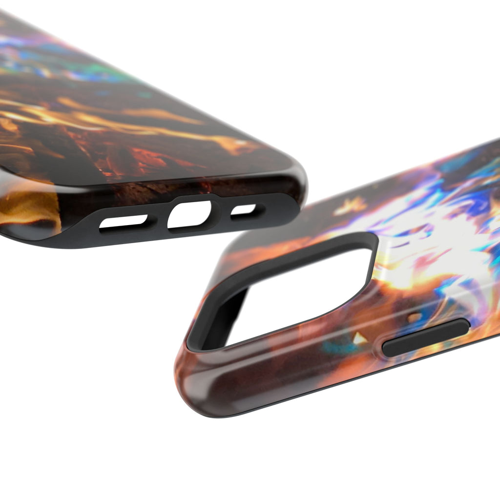 Aurora Flame Phone Case - Magnetic Impact-Resistant iPhone Cover