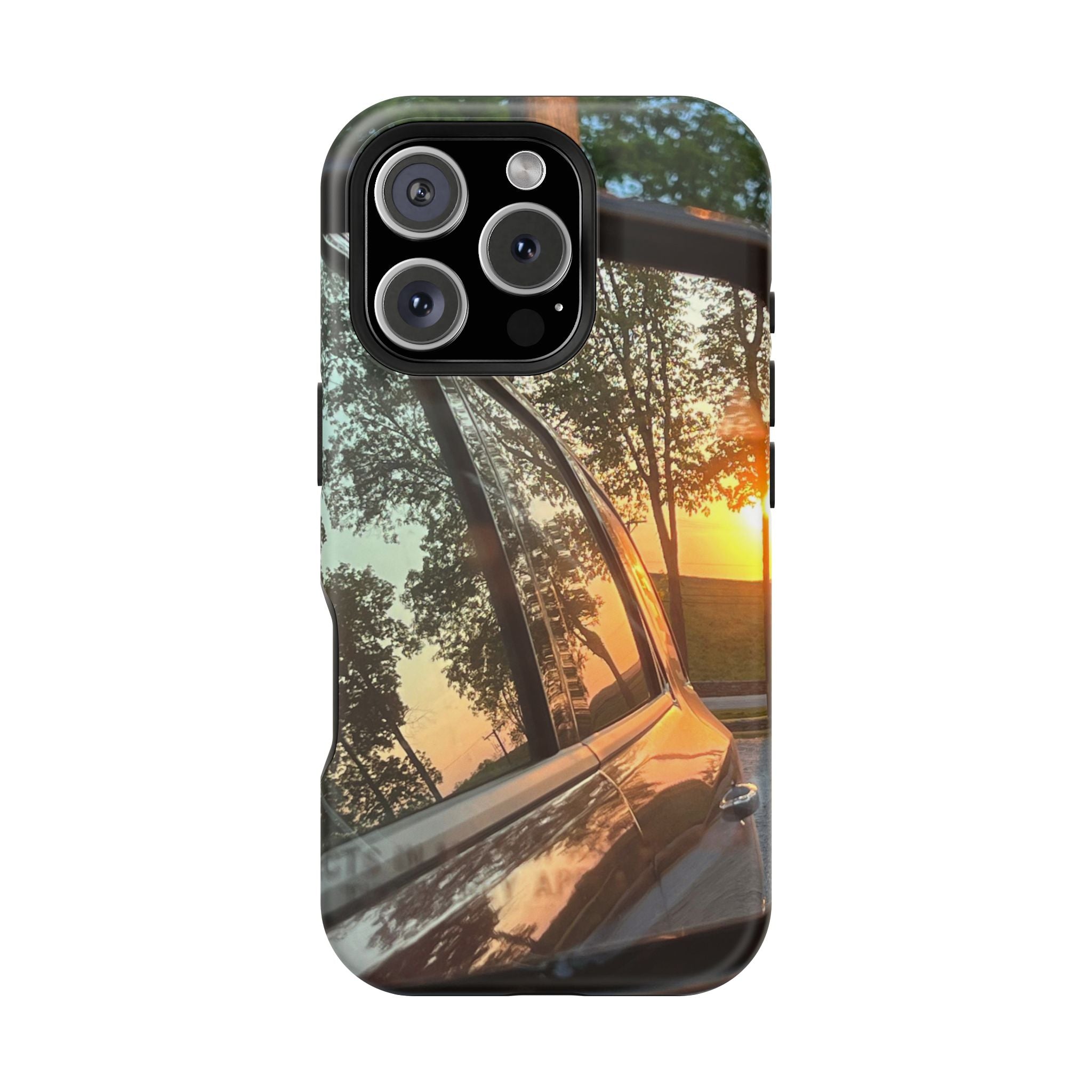 Phone Case — Sunset Reflection Magnetic Impact-Resistant Case