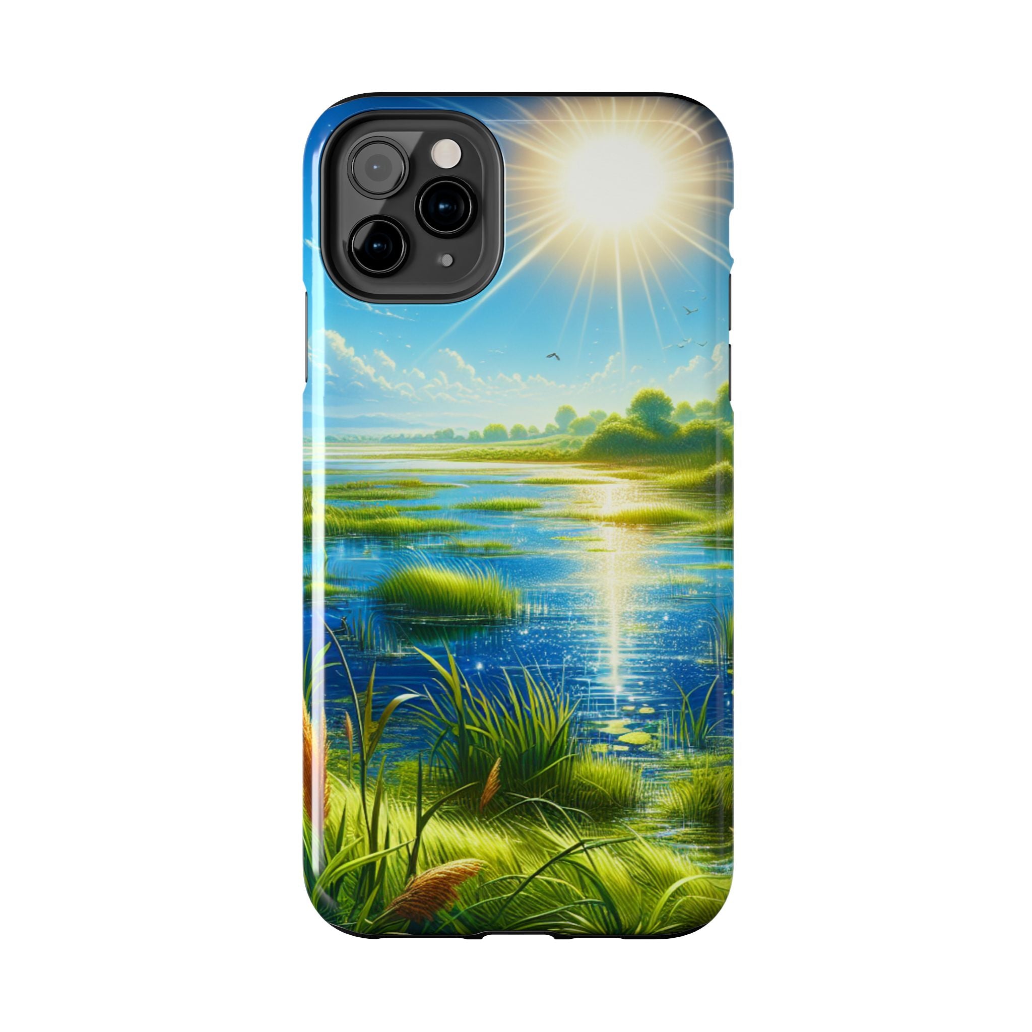 Nature-Inspired Tough Phone Cases - Vibrant Landscape Design, Eco-Friendly Protective Cover, Gift for Nature Lovers, Spring Decor, [...]