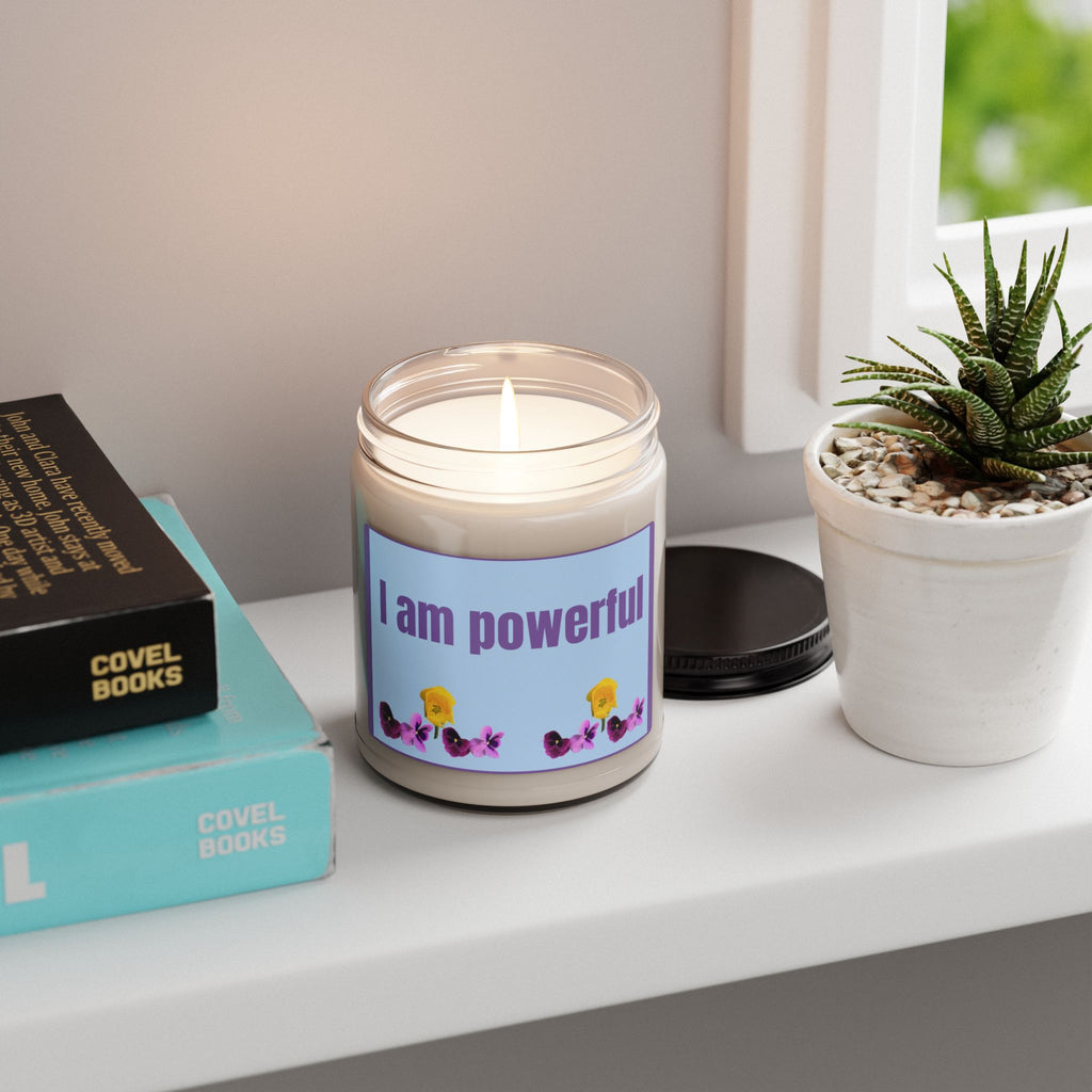 Daily Affirmations - I am Powerful - Scented Soy Candle, 9oz