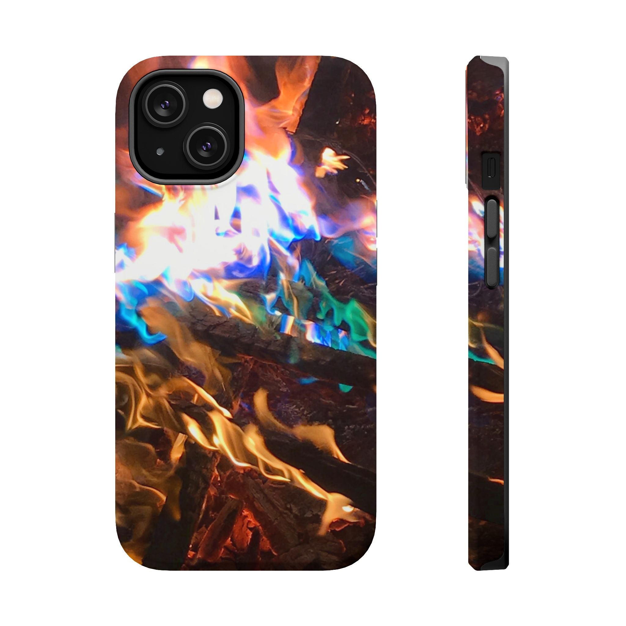 Aurora Flame Phone Case - Magnetic Impact-Resistant iPhone Cover
