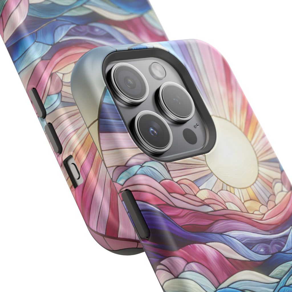 Magnet Tough Cases - Sunrise Stained Glass Design