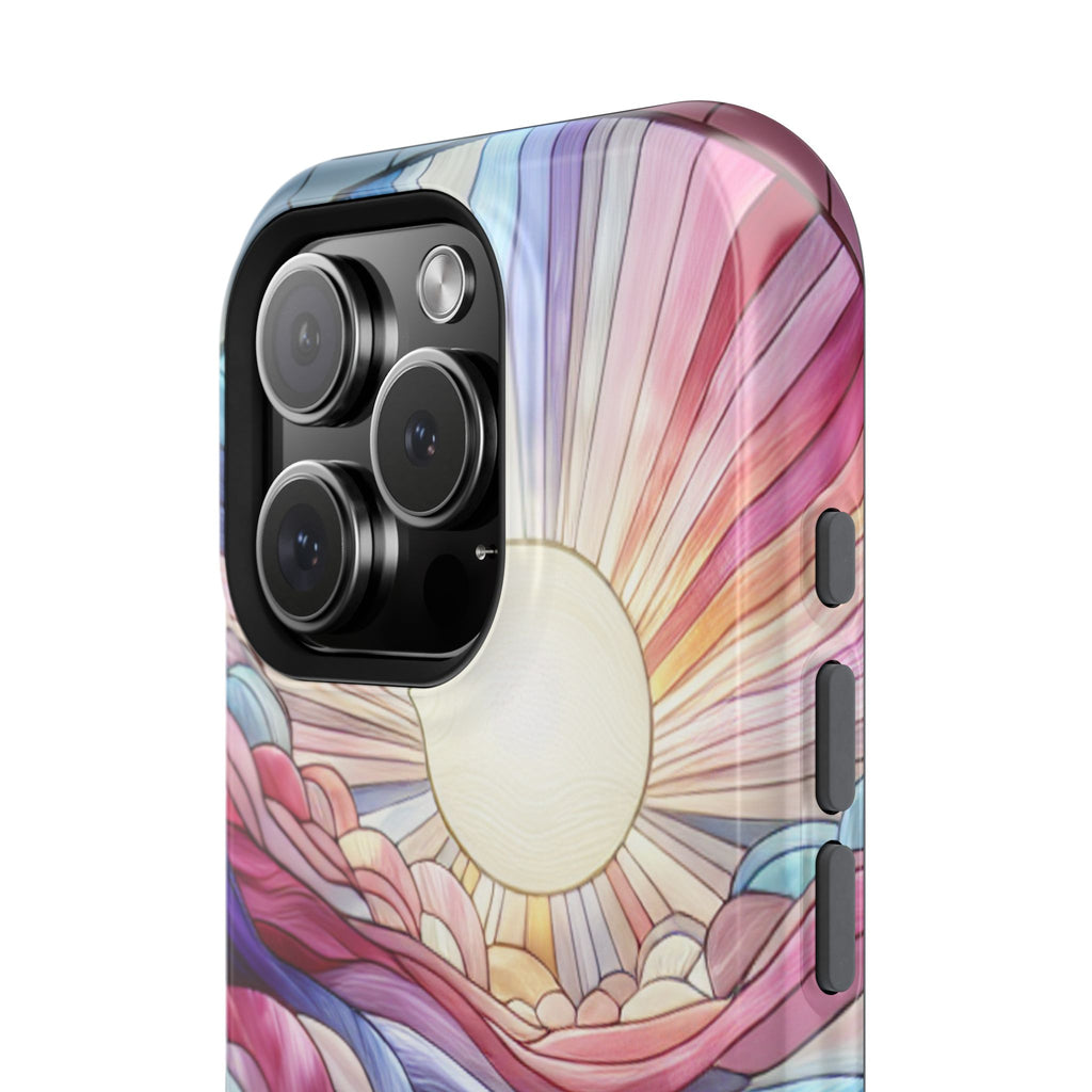 Magnet Tough Cases - Sunrise Stained Glass Design