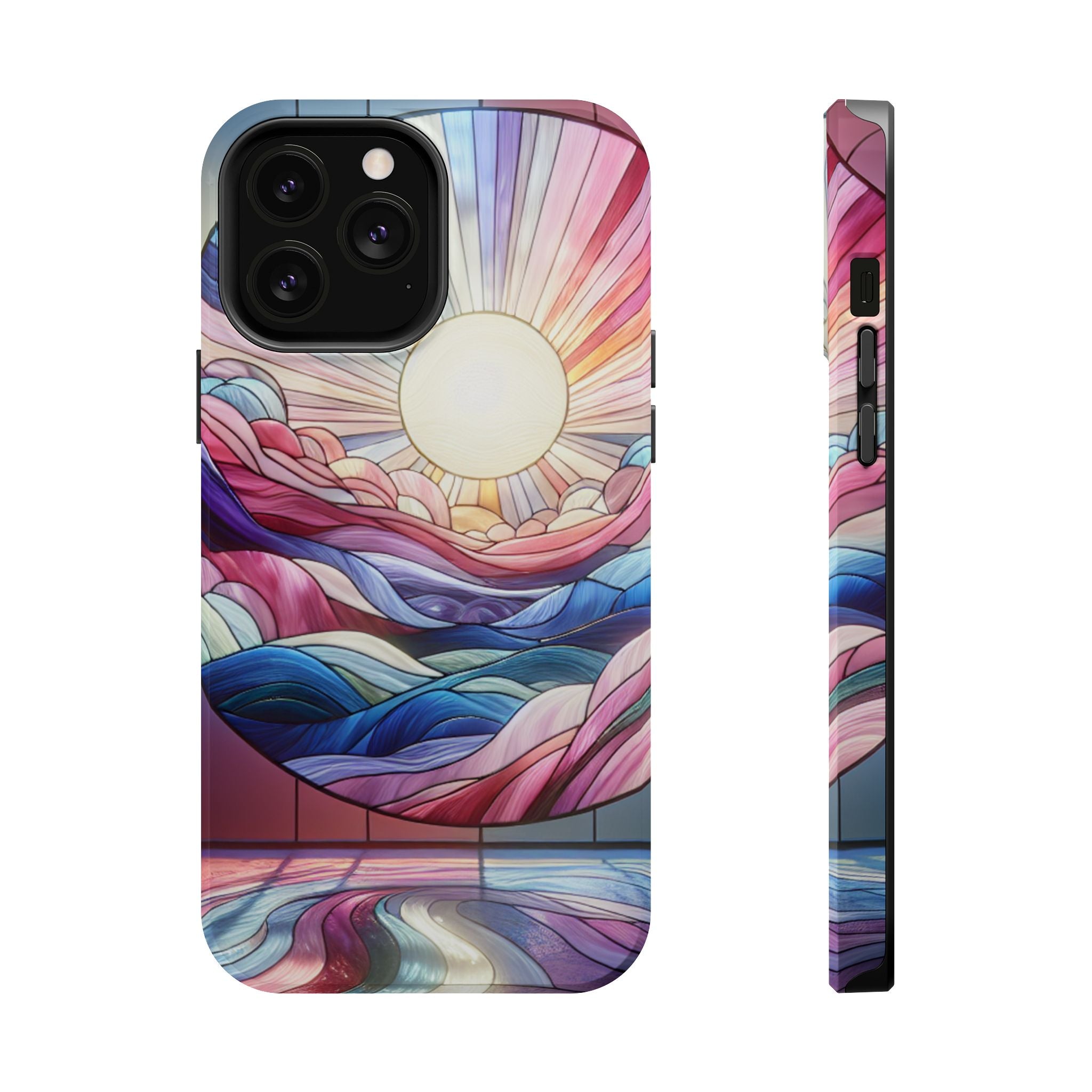 Magnet Tough Cases - Sunrise Stained Glass Design