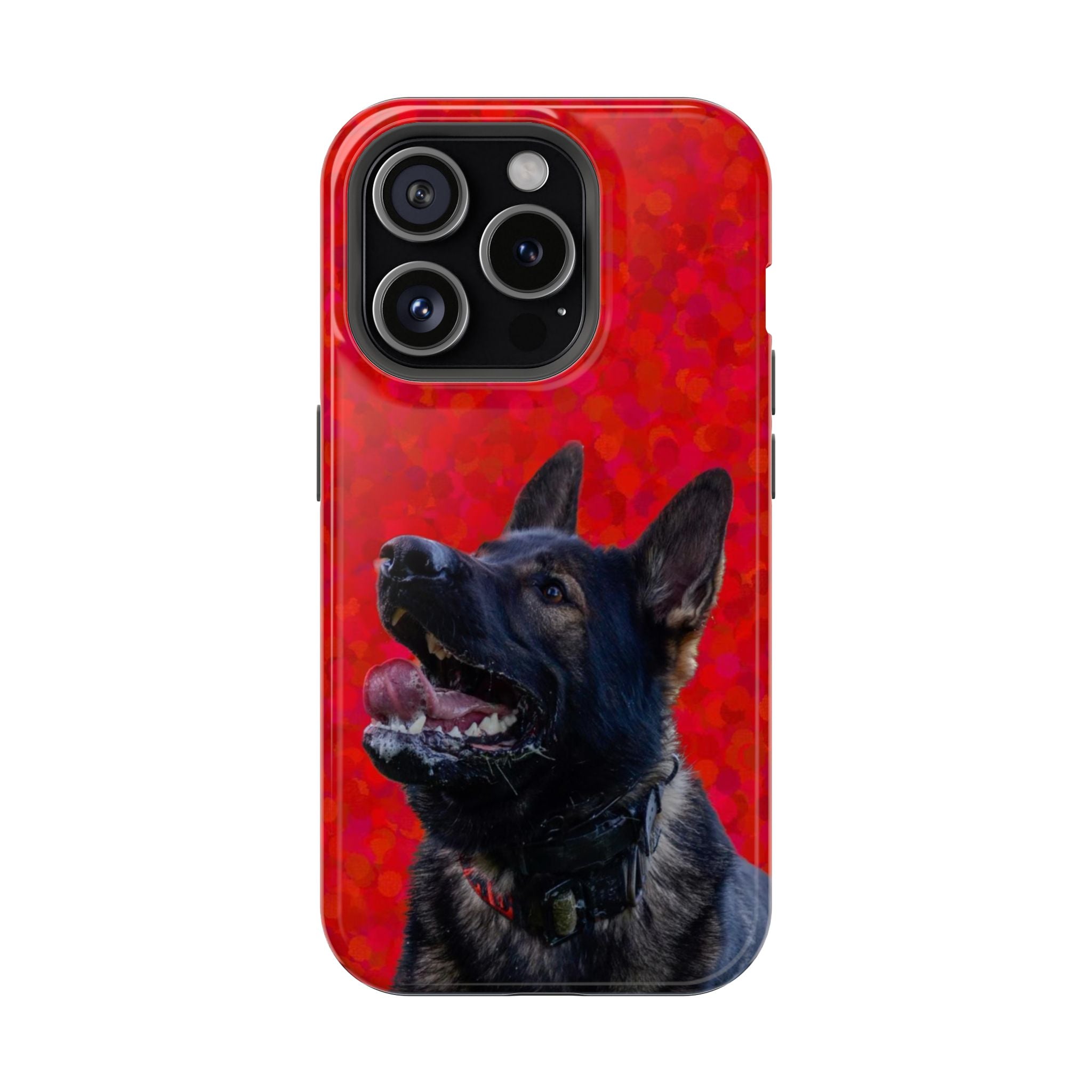 German Shepherd Portrait Magnetic Impact-Resistant Phone Case