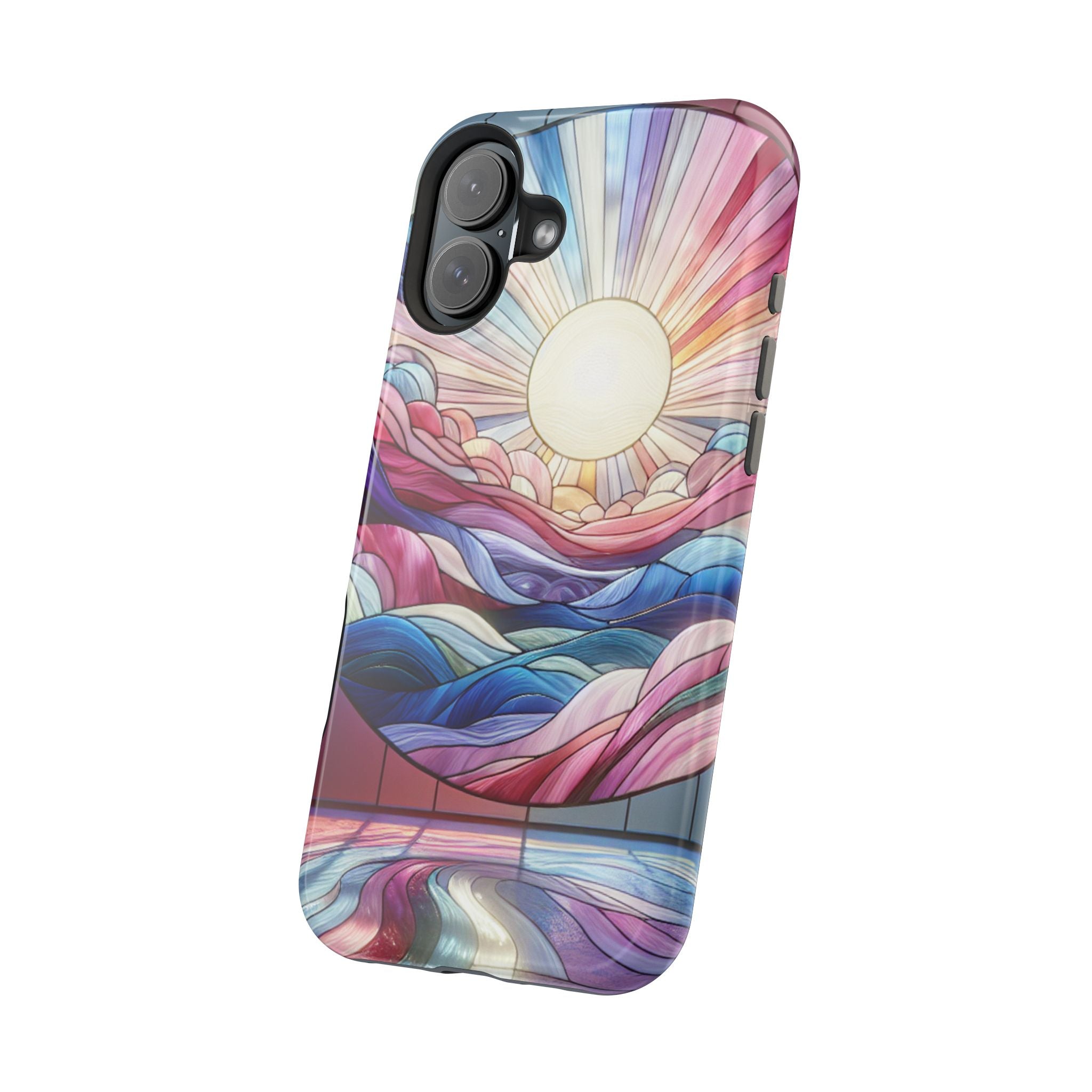 Magnet Tough Cases - Sunrise Stained Glass Design