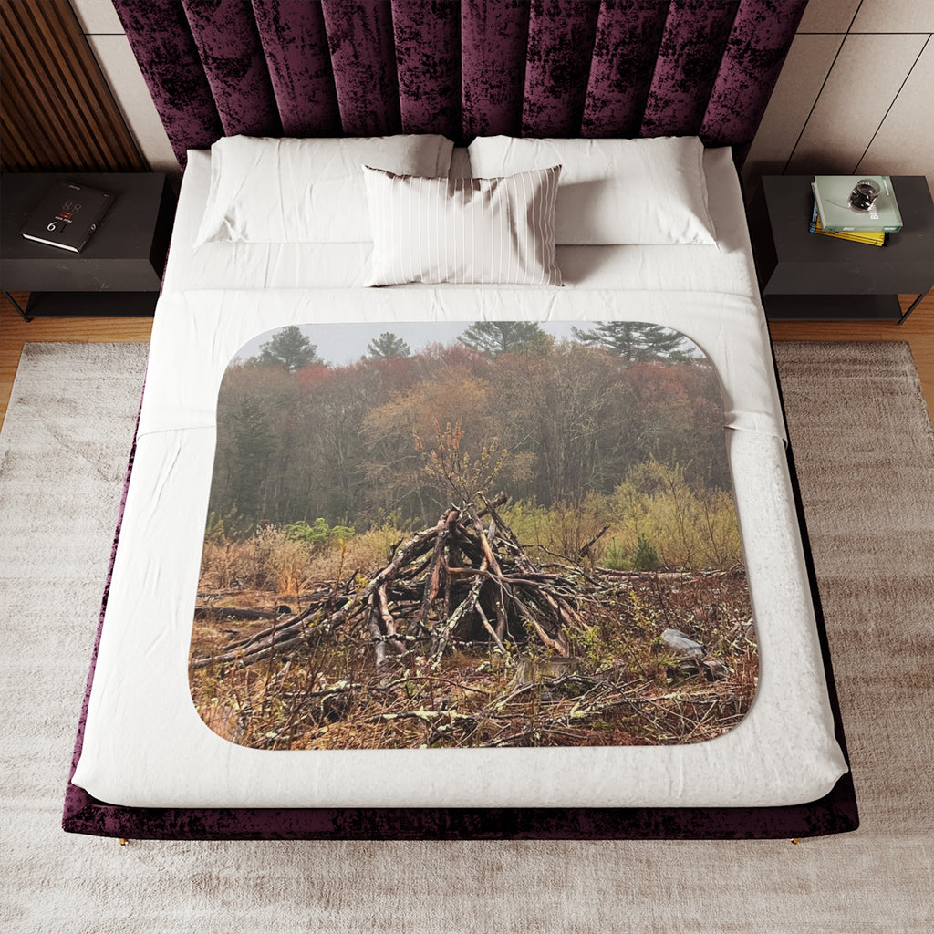 A Hunters delight! Blending into your Suroundings - Sherpa Blanket, Two Colors