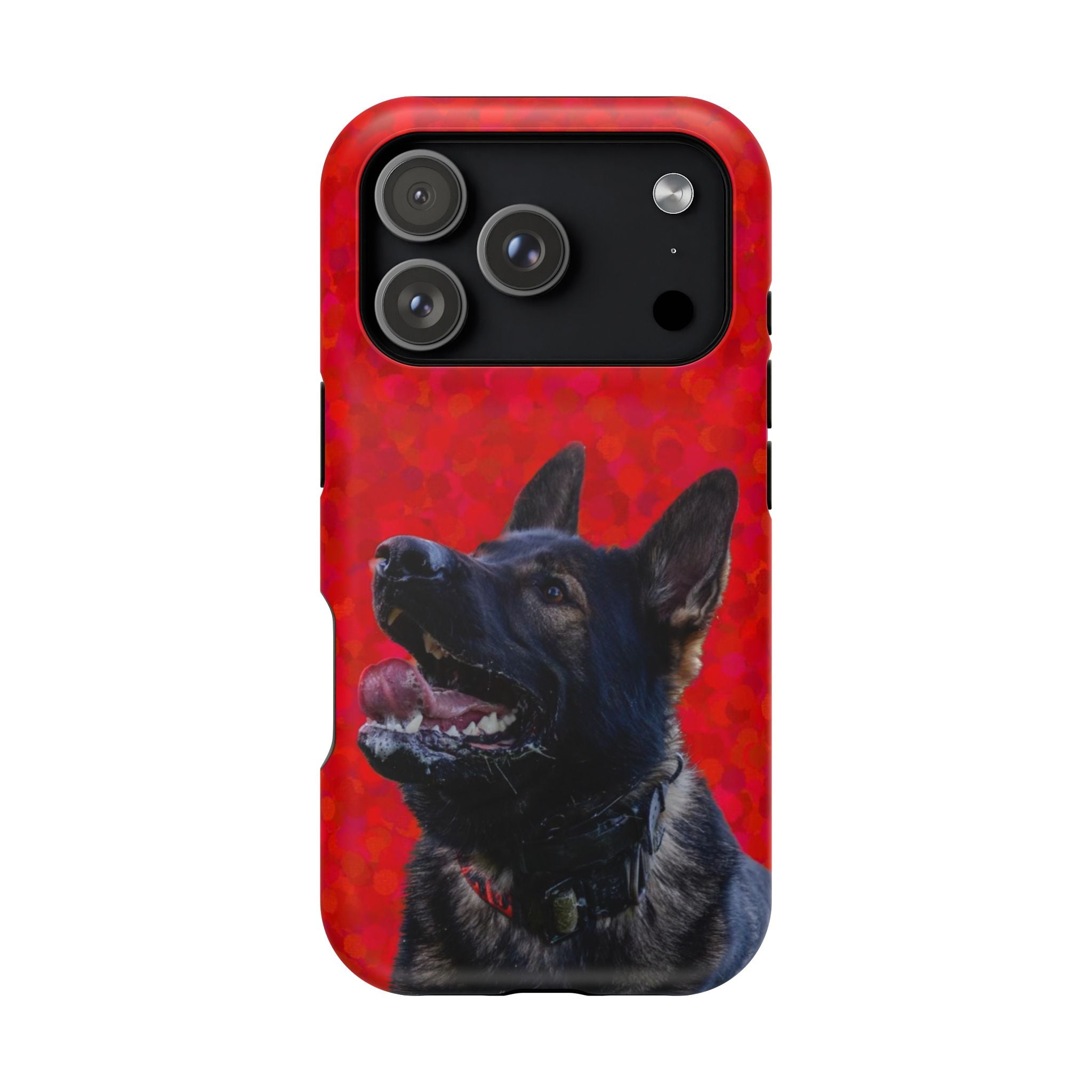 German Shepherd Portrait Magnetic Impact-Resistant Phone Case