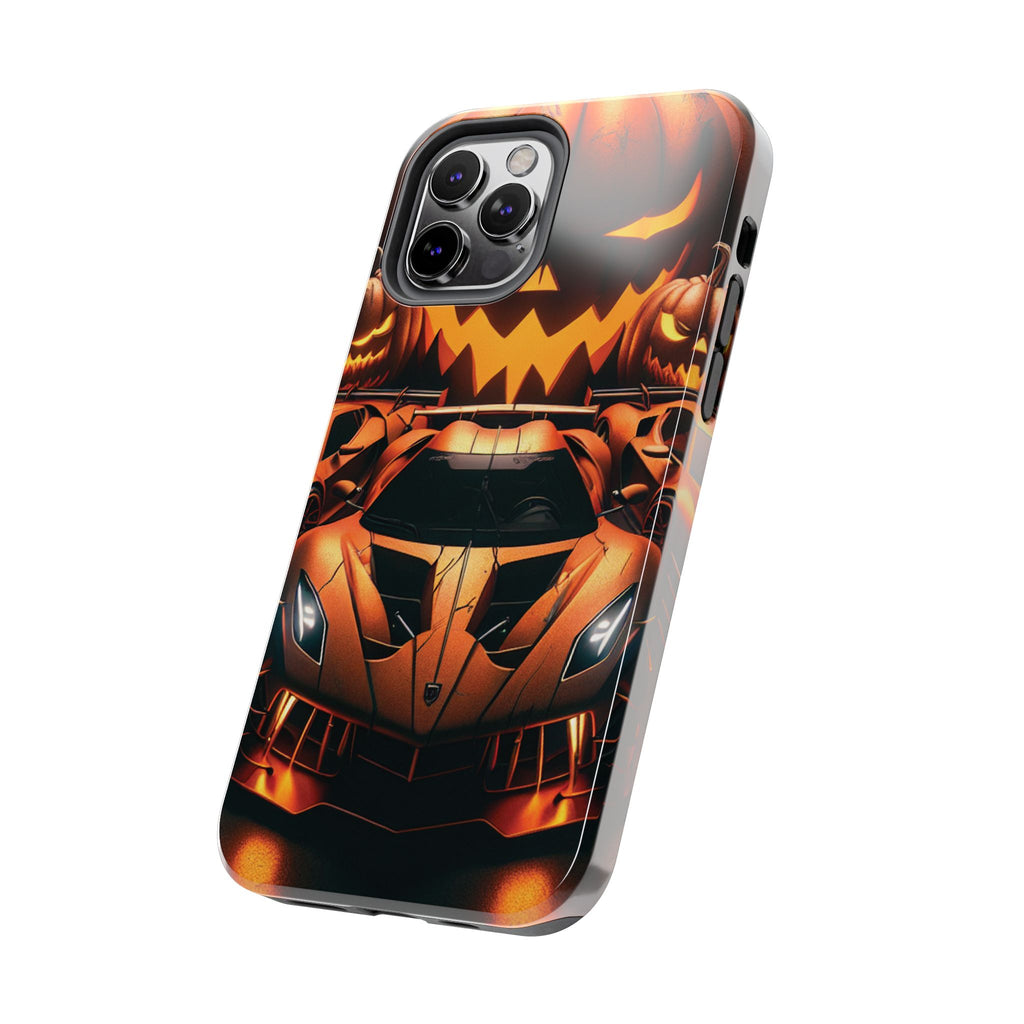 Halloween Supercar Tough Phone Case — Pumpkin Jack-O'-Lantern Design