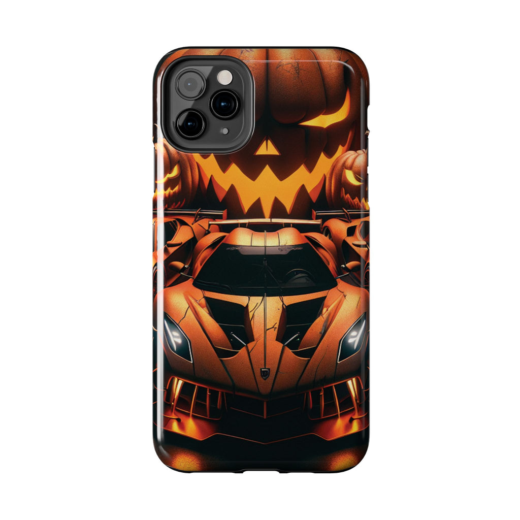 Halloween Supercar Tough Phone Case — Pumpkin Jack-O'-Lantern Design