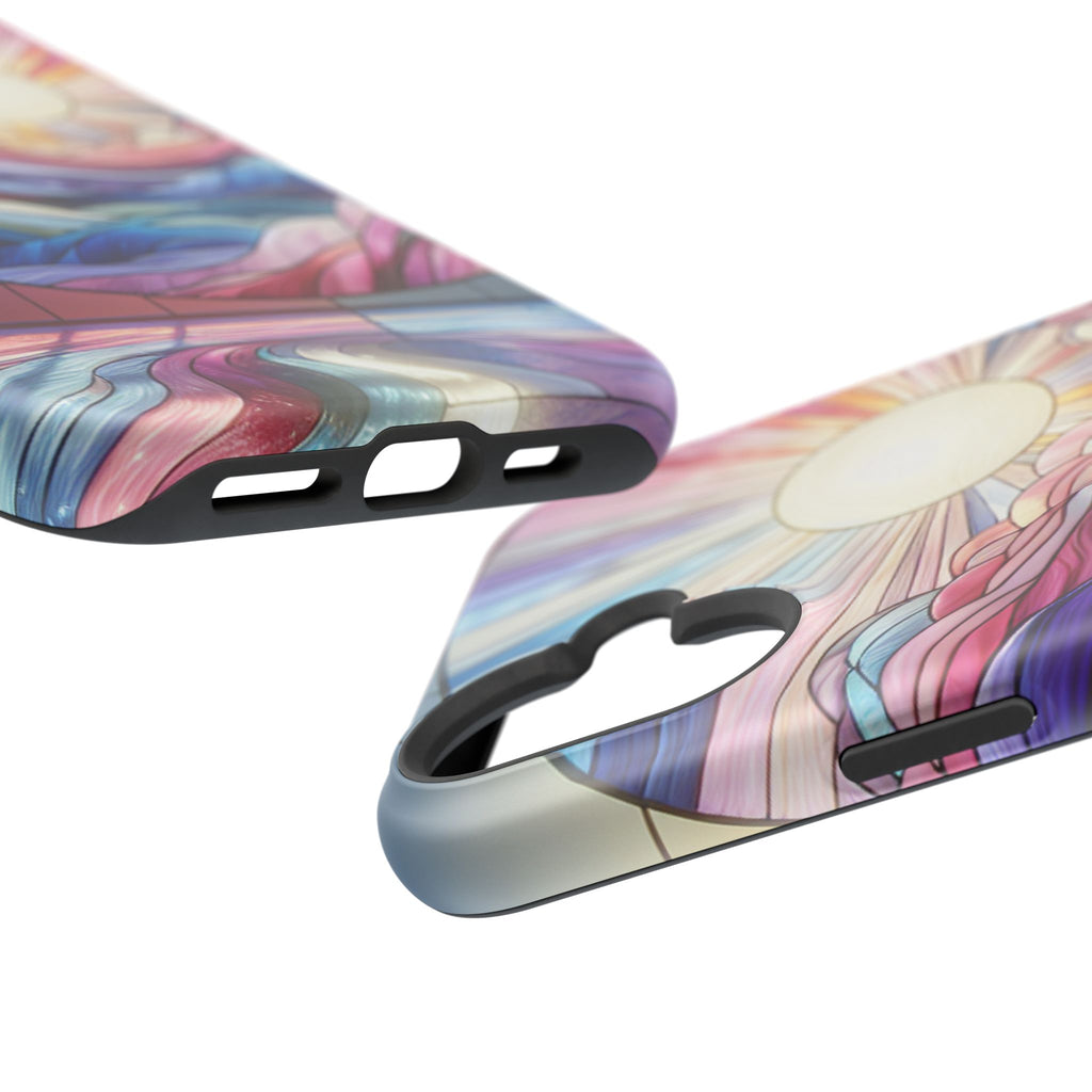 Magnet Tough Cases - Sunrise Stained Glass Design