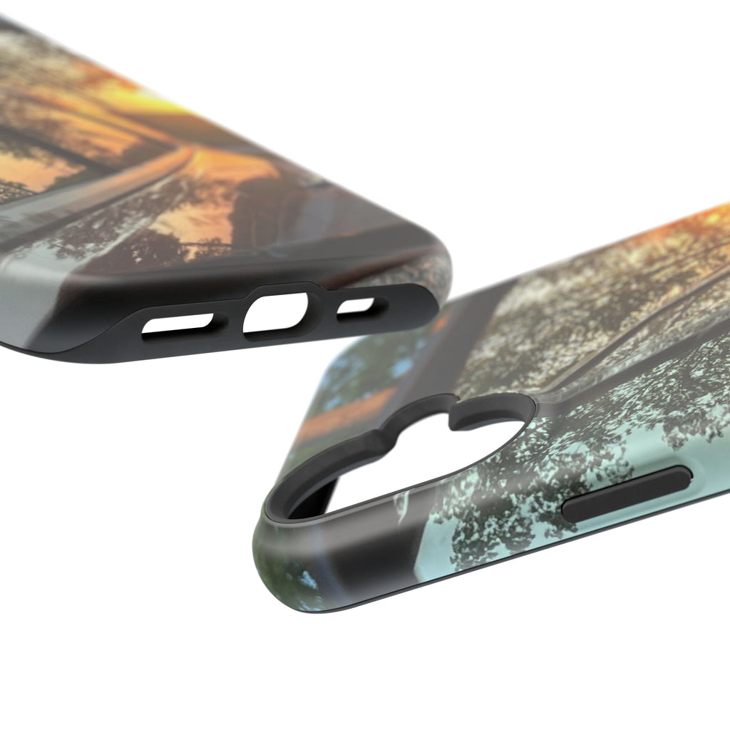Phone Case — Sunset Reflection Magnetic Impact-Resistant Case