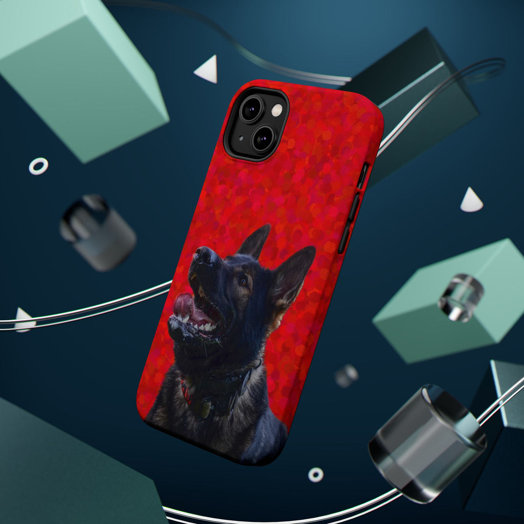 German Shepherd Portrait Magnetic Impact-Resistant Phone Case