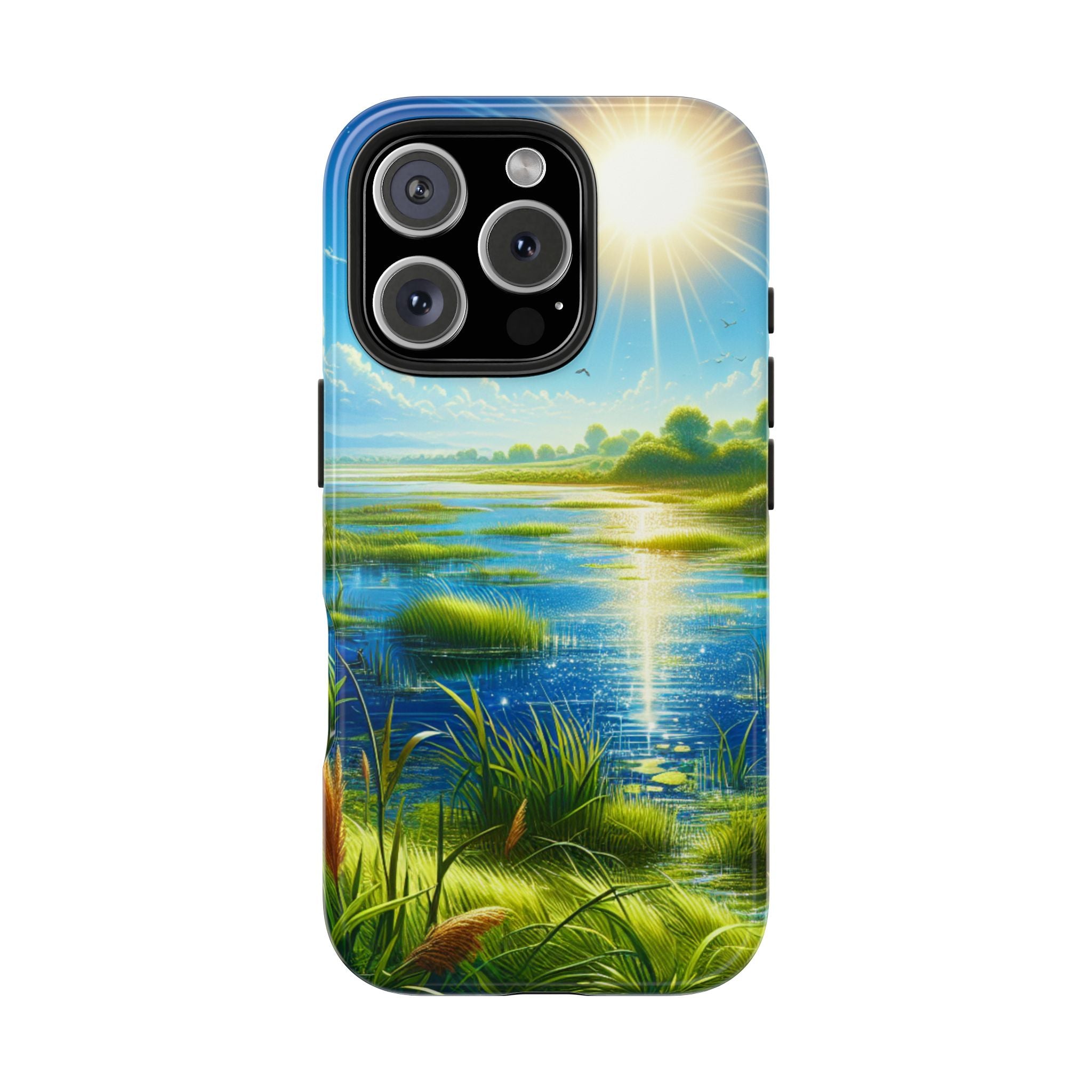 Nature-Inspired Tough Phone Cases - Vibrant Landscape Design, Eco-Friendly Protective Cover, Gift for Nature Lovers, Spring Decor, [...]