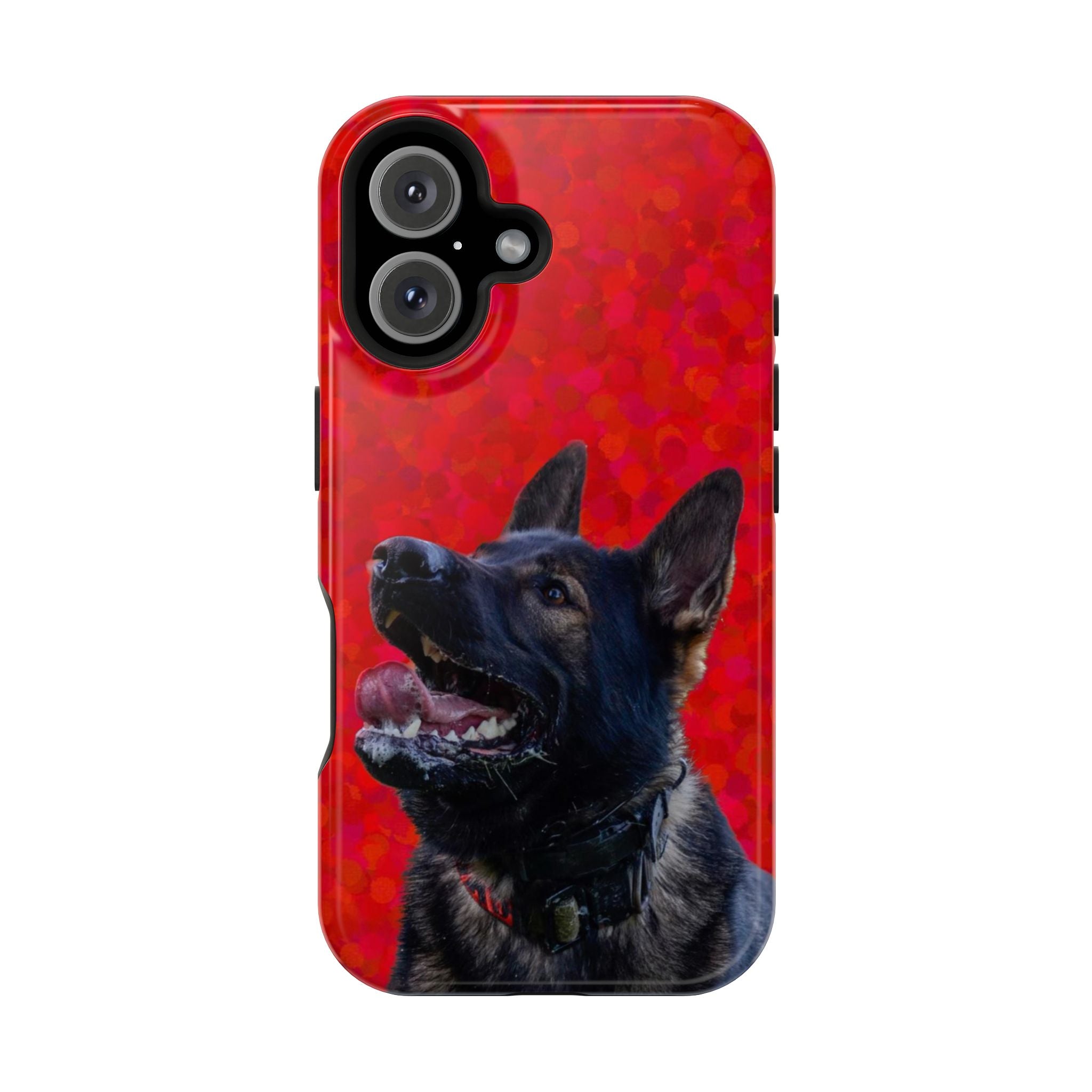German Shepherd Portrait Magnetic Impact-Resistant Phone Case