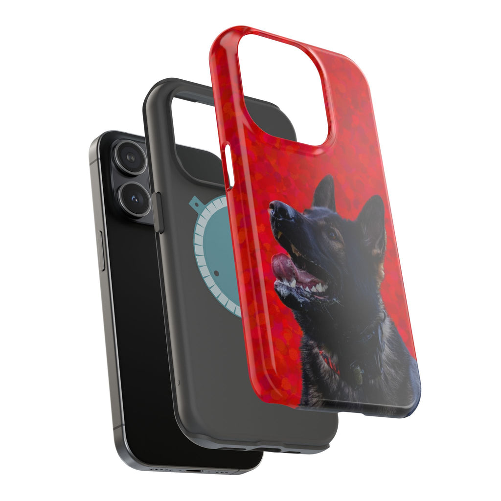 German Shepherd Portrait Magnetic Impact-Resistant Phone Case