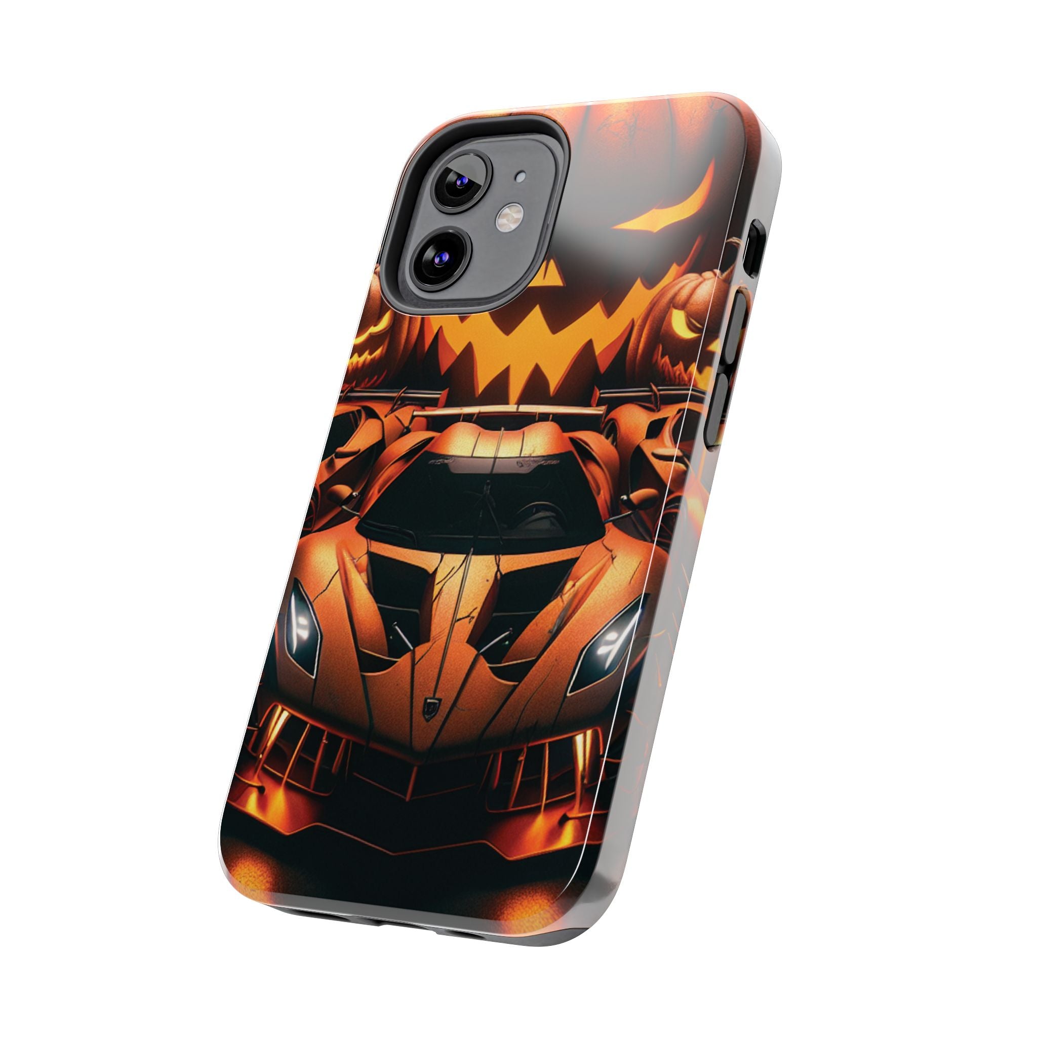 Halloween Supercar Tough Phone Case — Pumpkin Jack-O'-Lantern Design