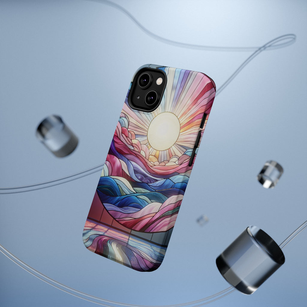 Magnet Tough Cases - Sunrise Stained Glass Design