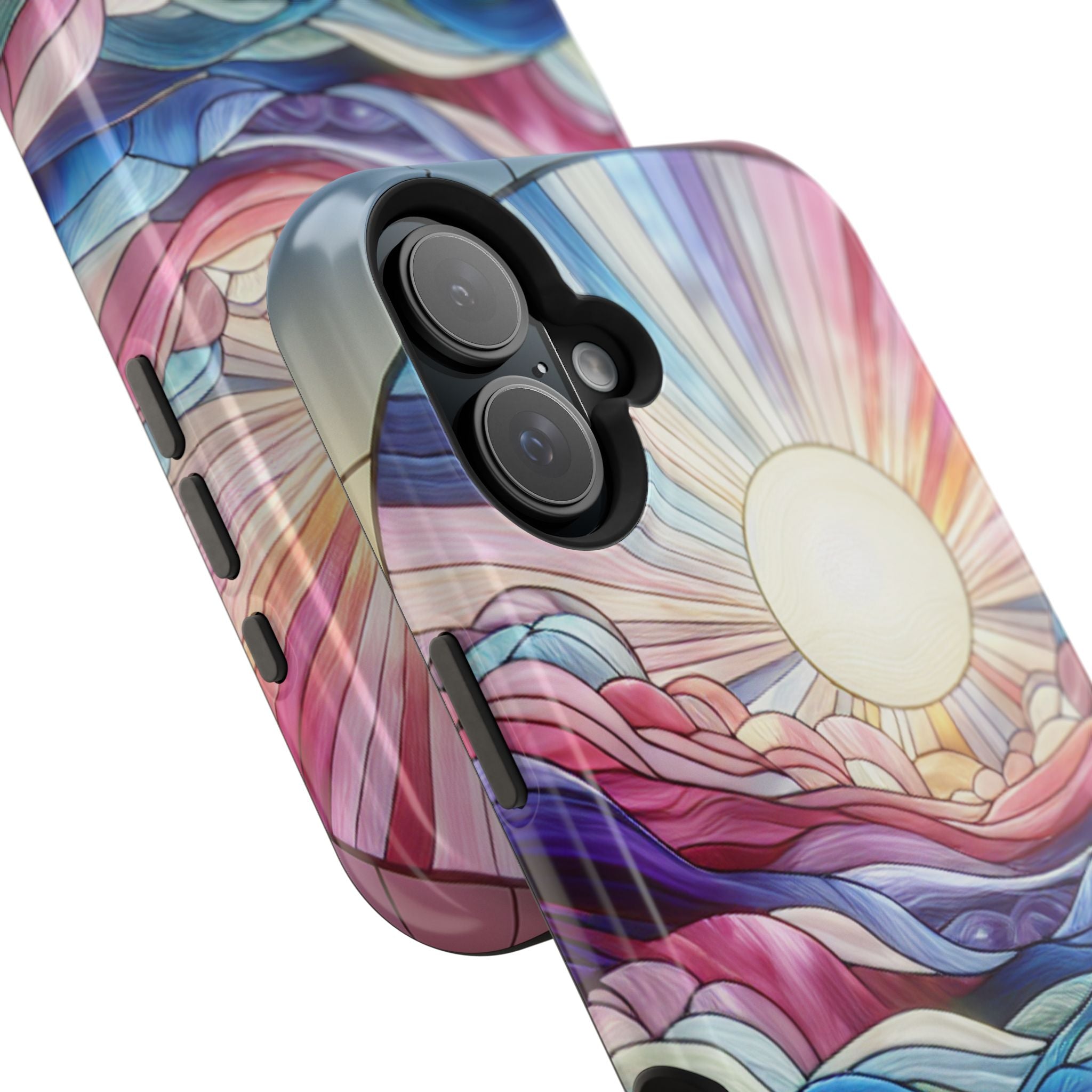 Magnet Tough Cases - Sunrise Stained Glass Design