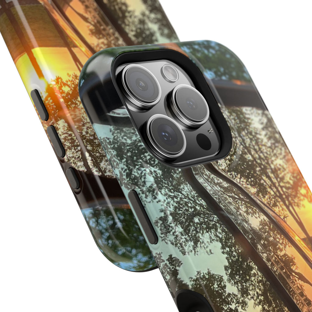 Phone Case — Sunset Reflection Magnetic Impact-Resistant Case