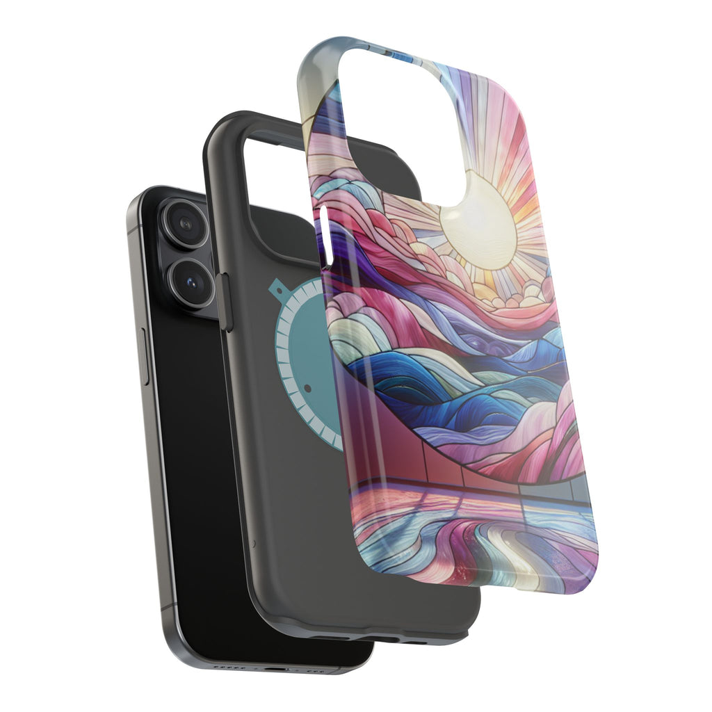Magnet Tough Cases - Sunrise Stained Glass Design