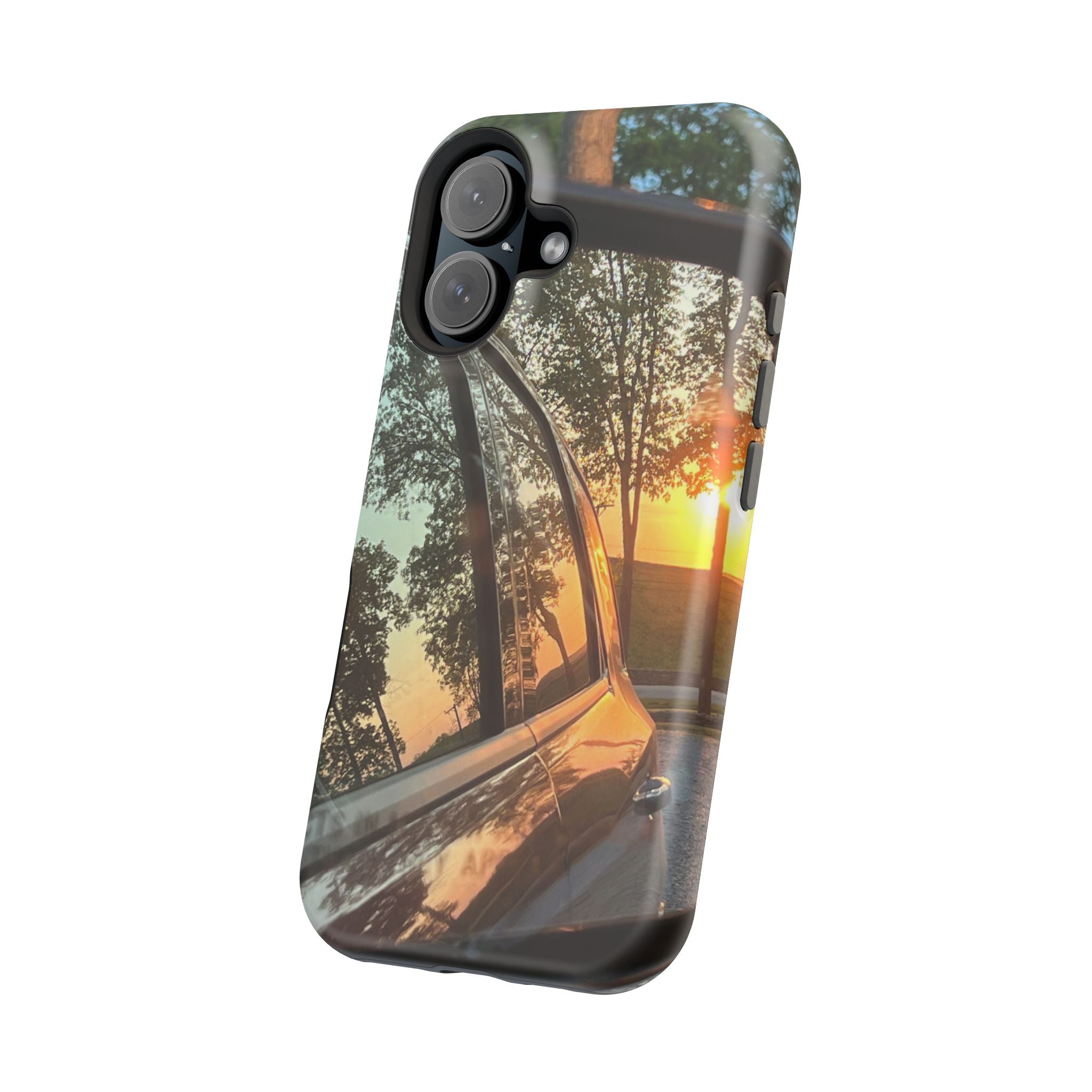 Phone Case — Sunset Reflection Magnetic Impact-Resistant Case